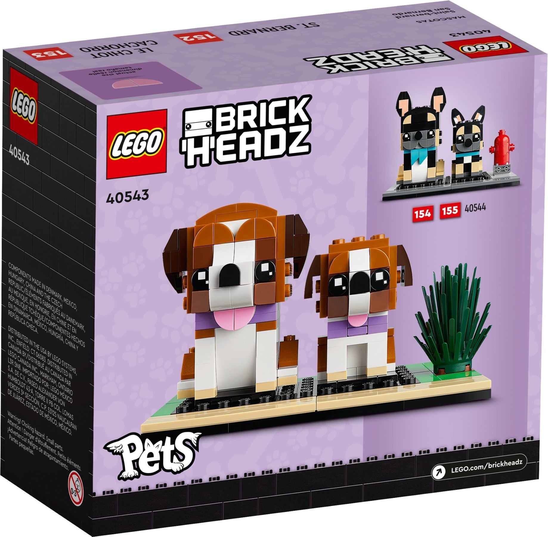 LEGO BrickHeadz Bernhardiner 40543