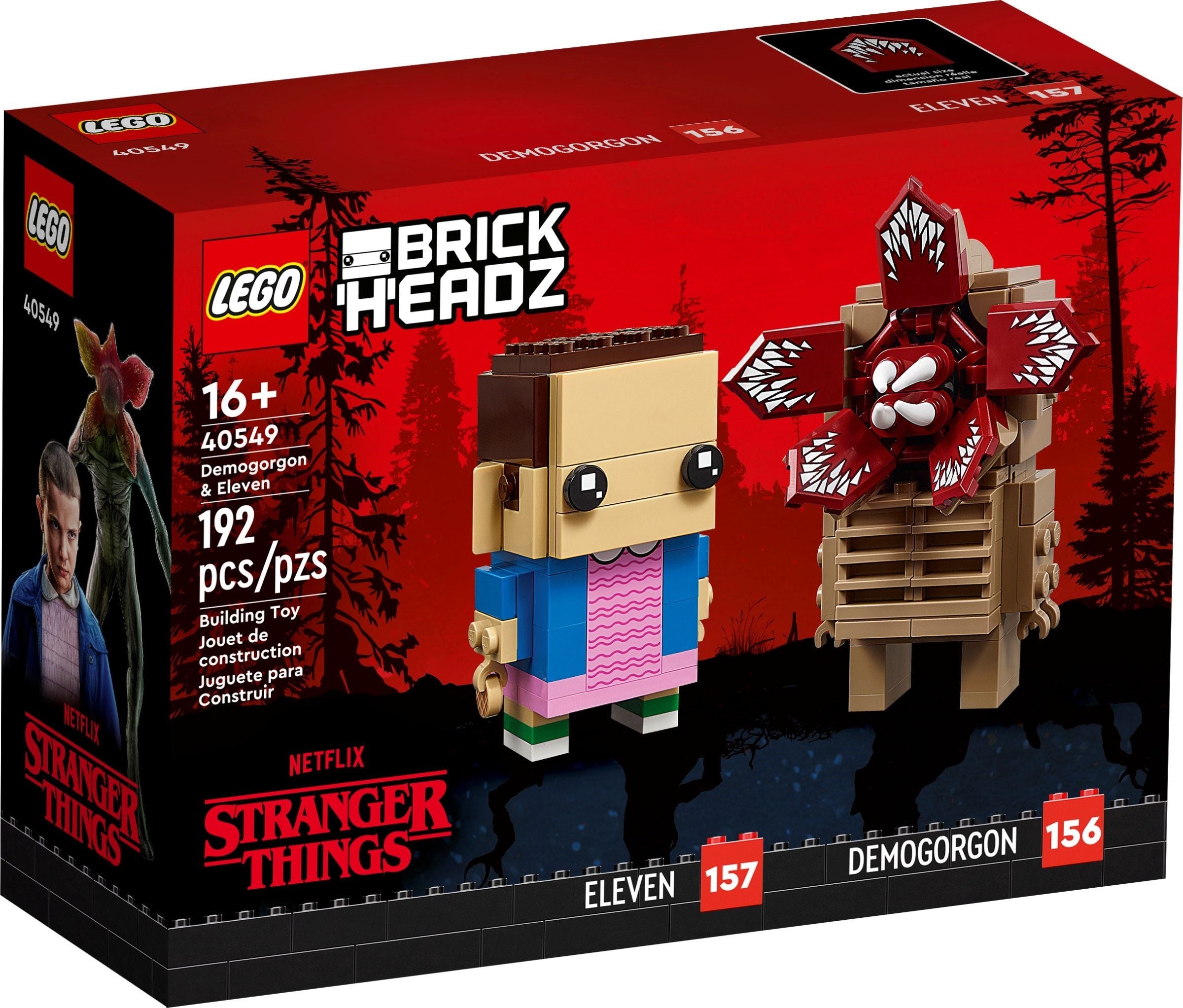 LEGO Brickheadz Demogorgon & Elfi 40549