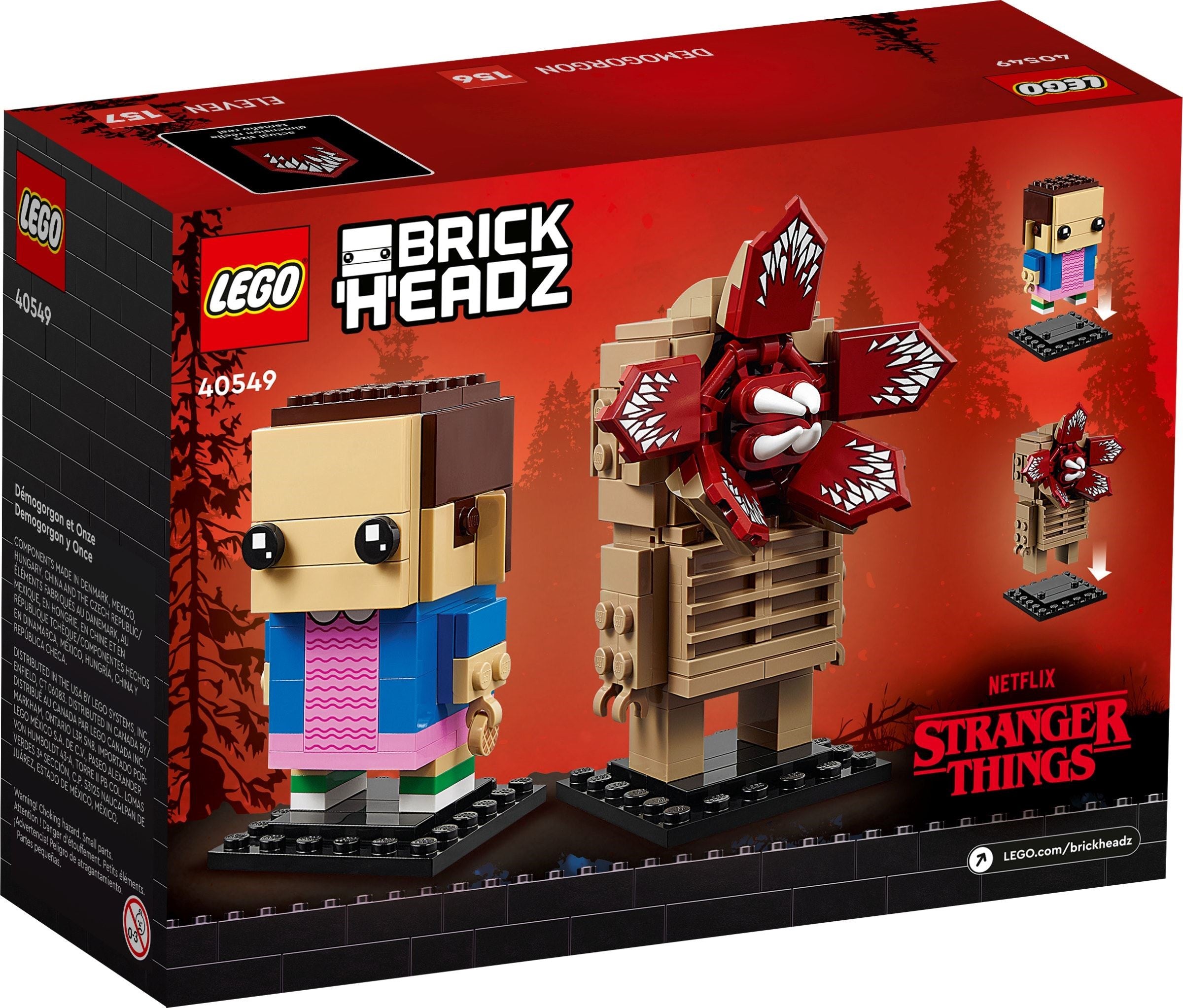 LEGO Brickheadz Demogorgon & Elfi 40549