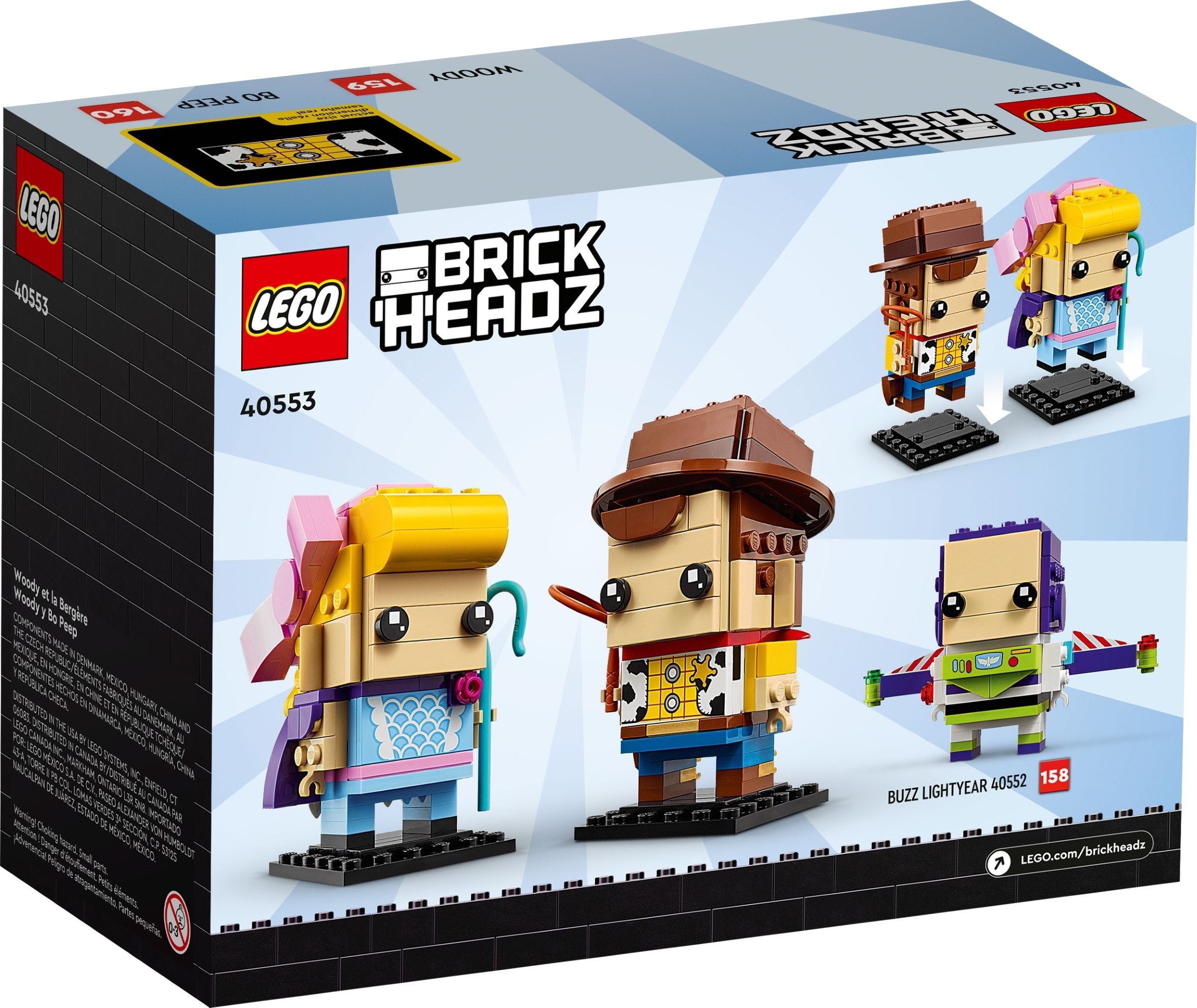 LEGO Brickheadz Woody und Porzellinchen 40553