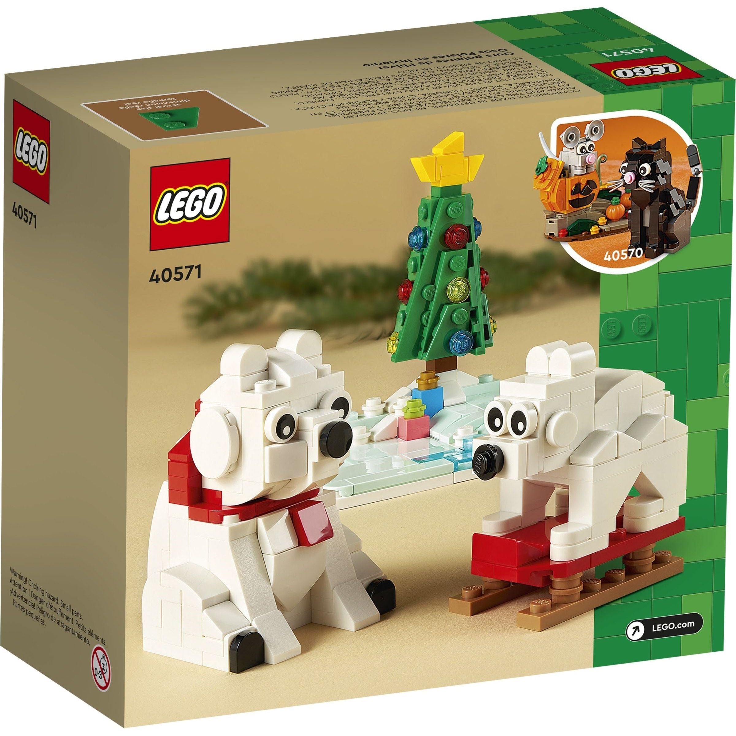 LEGO Seasonal Eisbären im Winter 40571