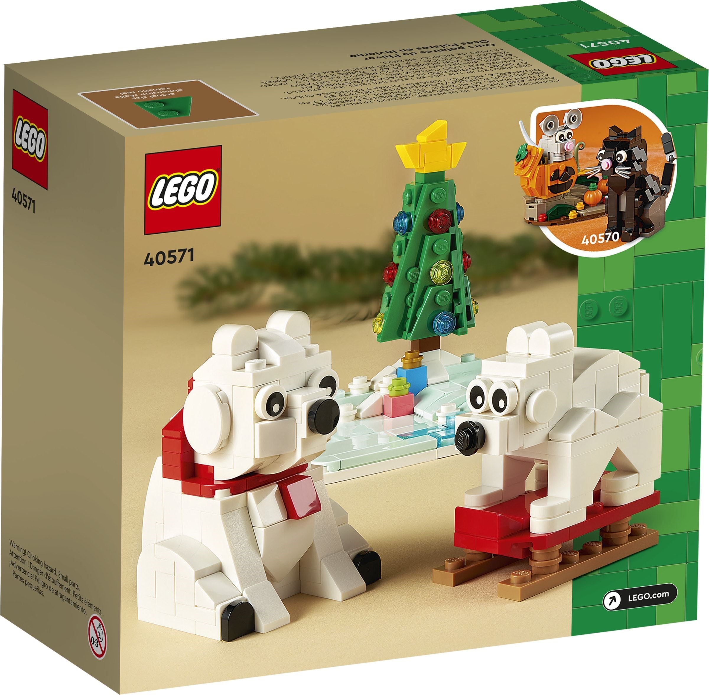 LEGO Seasonal Eisbären im Winter 40571