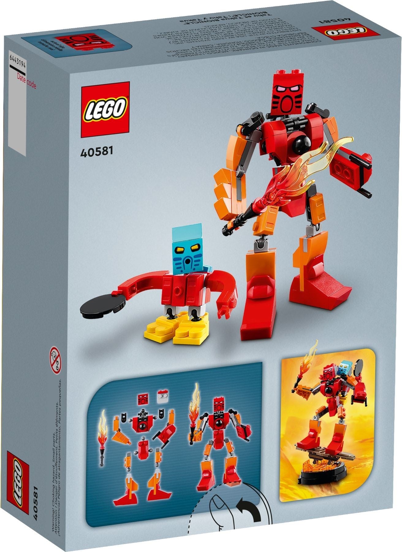 LEGO Icons Bionicle Tahu & Takua GWP 40581