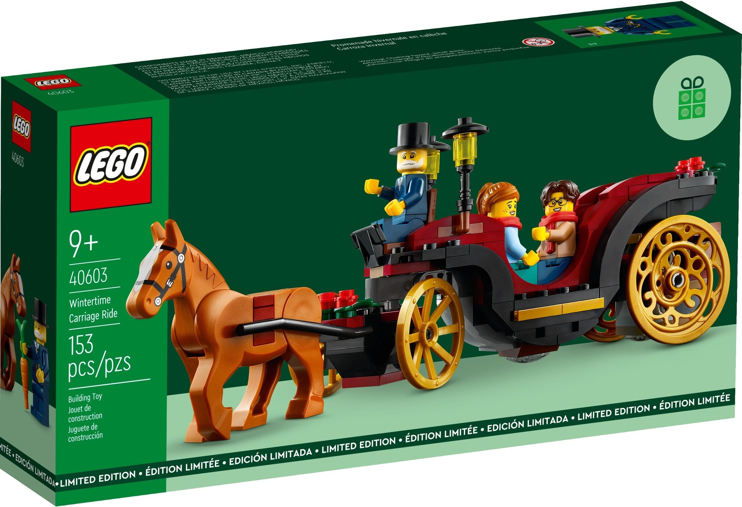 LEGO Seasonal Weihnachtskutsche 40603