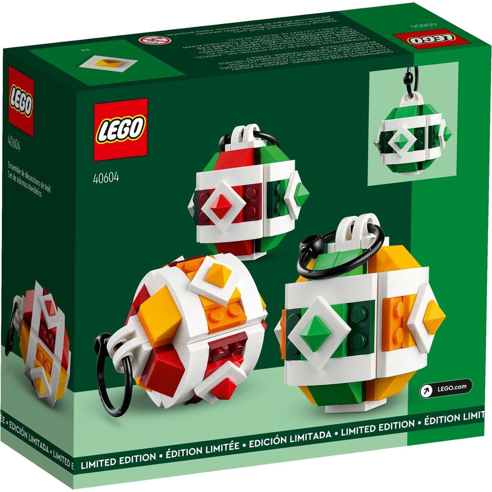 LEGO Seasonal Christbaumkugel-Set 40604