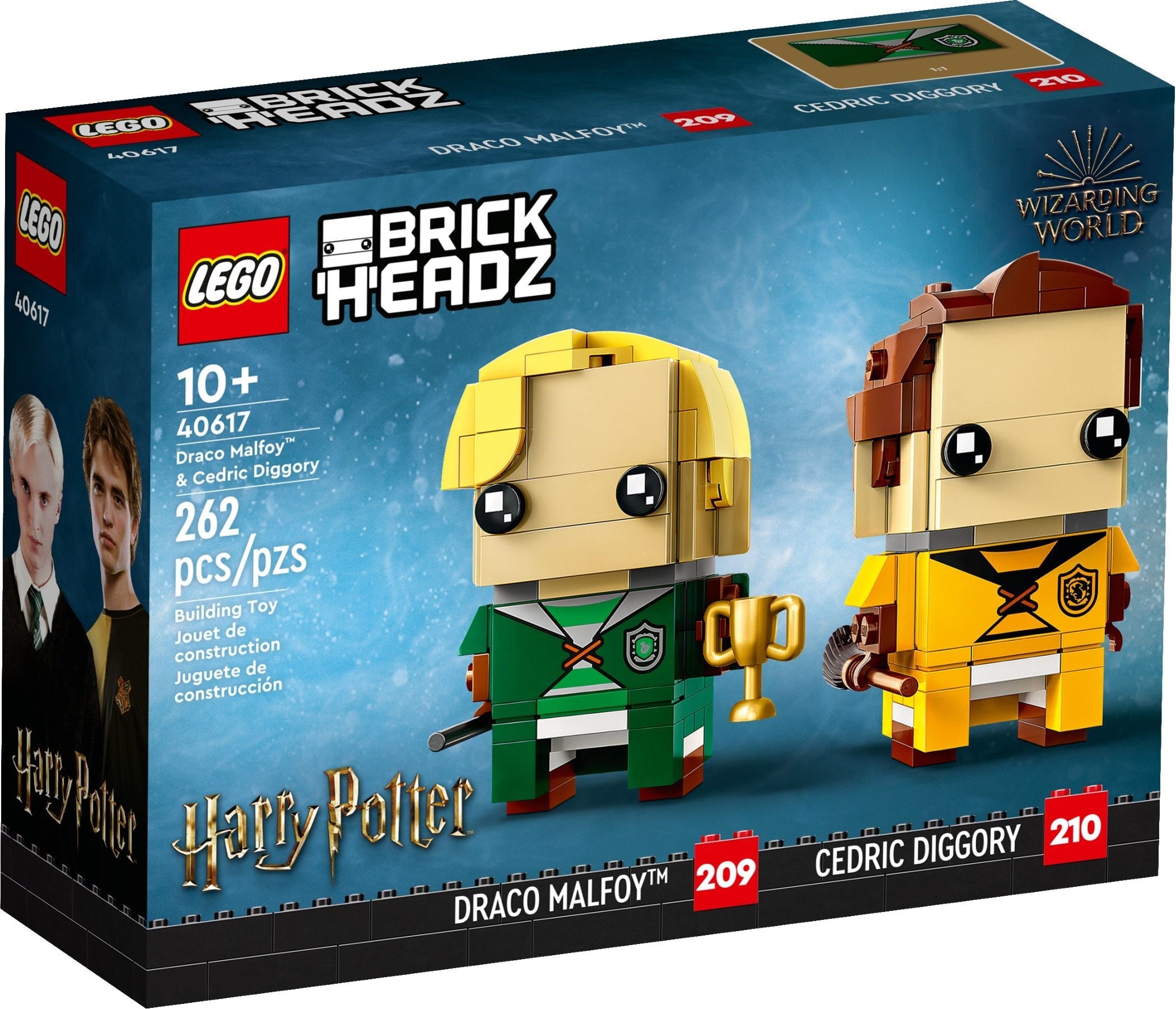 LEGO Brickheadz Draco Malfoy & Cedric Diggory 40617