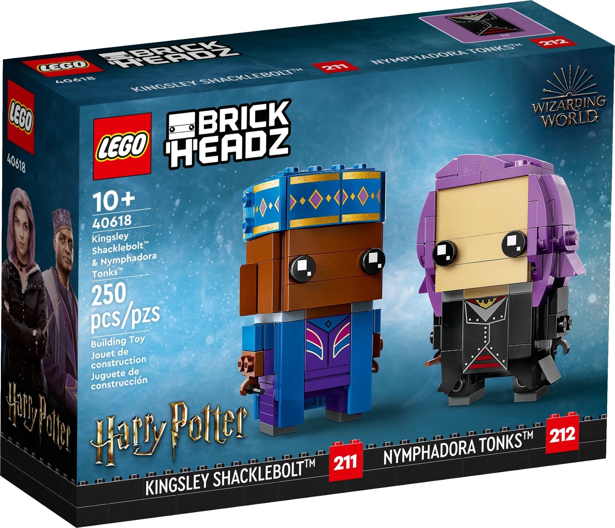 LEGO Brickheadz Kingsley Shacklebolt & Nymphadrora Tonks 40618