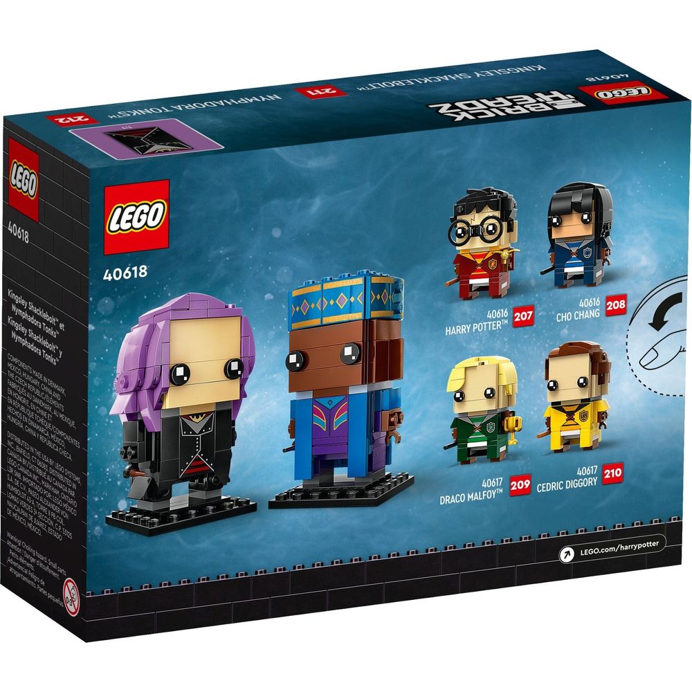 LEGO Brickheadz Kingsley Shacklebolt & Nymphadrora Tonks 40618