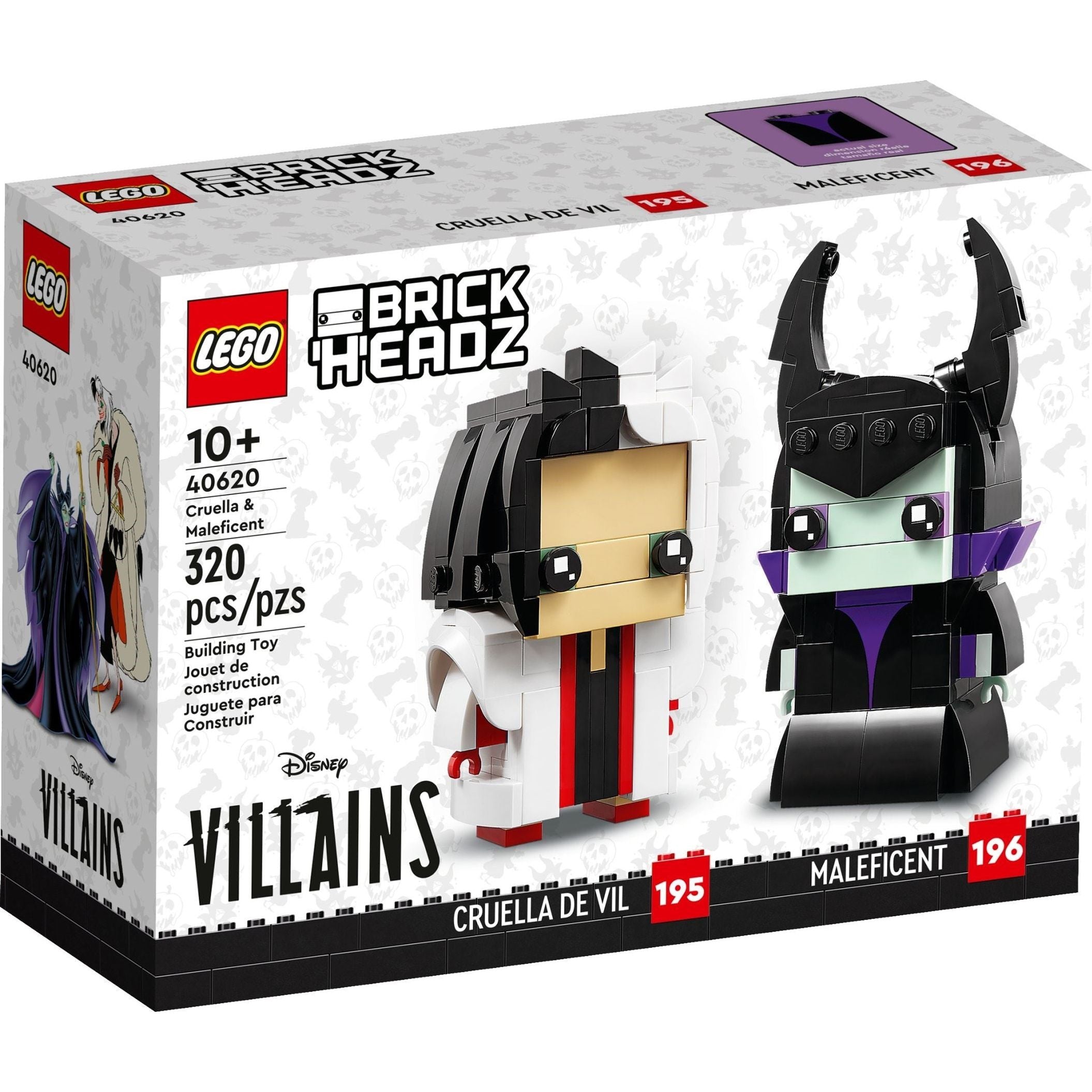 LEGO Brickheadz Cruella und Maleficent 40620