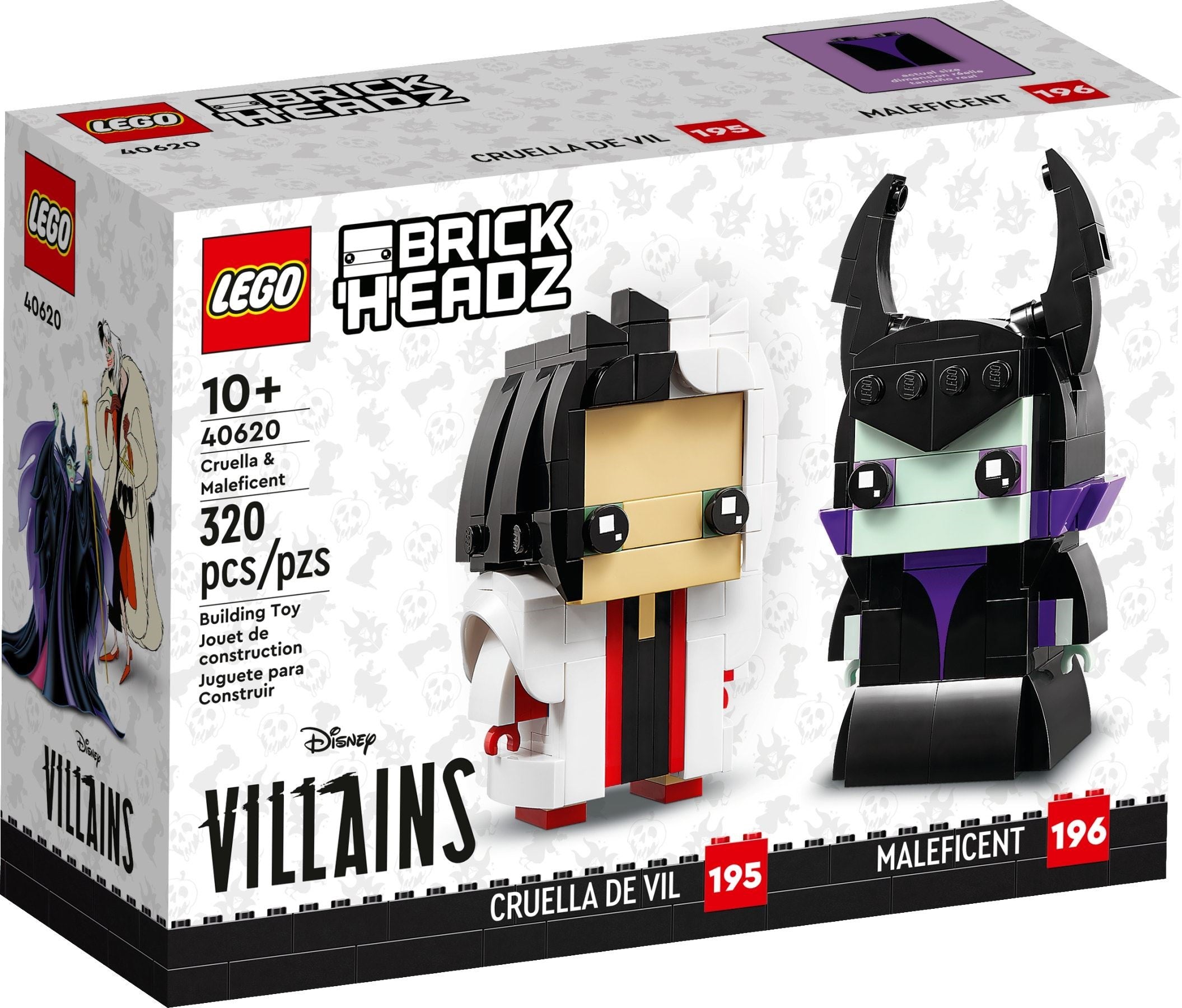 LEGO Brickheadz Cruella und Maleficent 40620