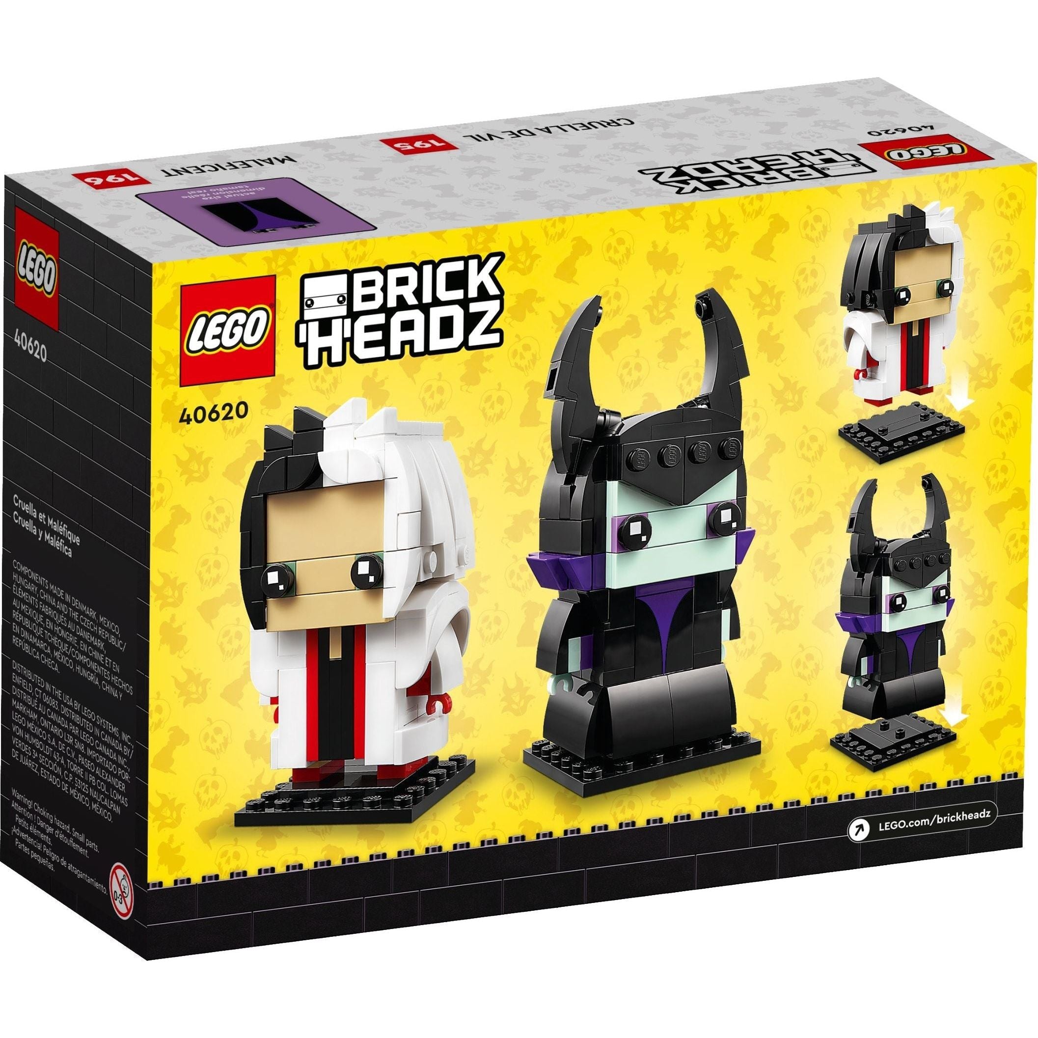 LEGO Brickheadz Cruella und Maleficent 40620