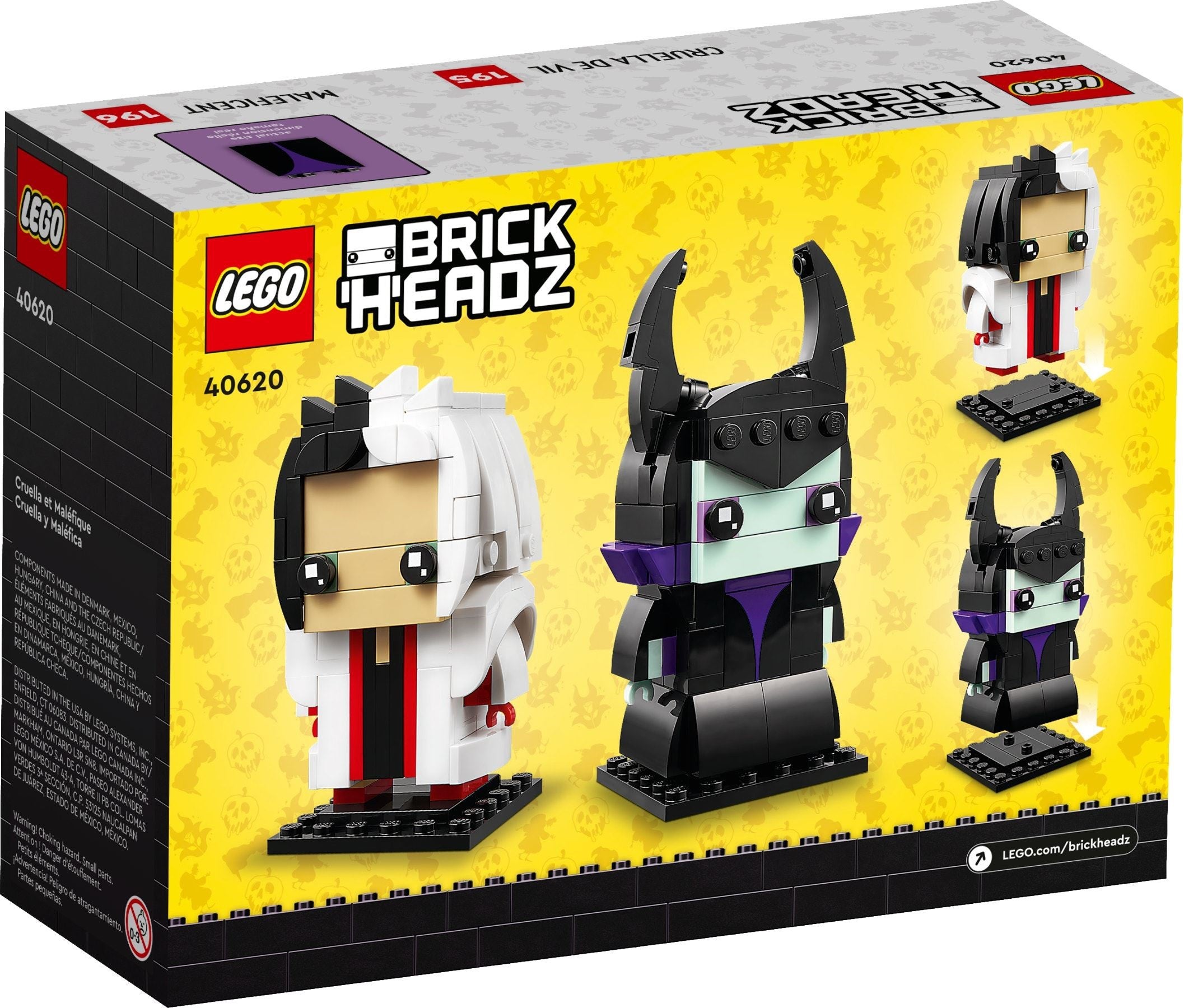 LEGO Brickheadz Cruella und Maleficent 40620
