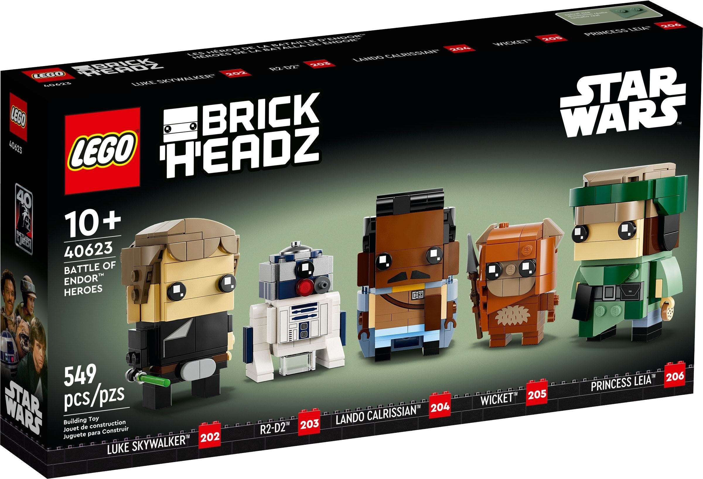 LEGO Brickheadz Star Wars - Helden der Schlacht von Endor 40623