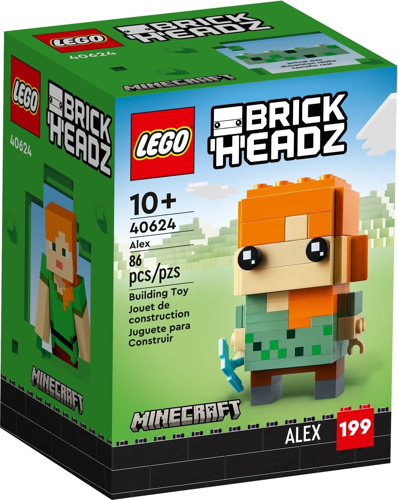 LEGO Brickheadz Minecraft Alex 40624