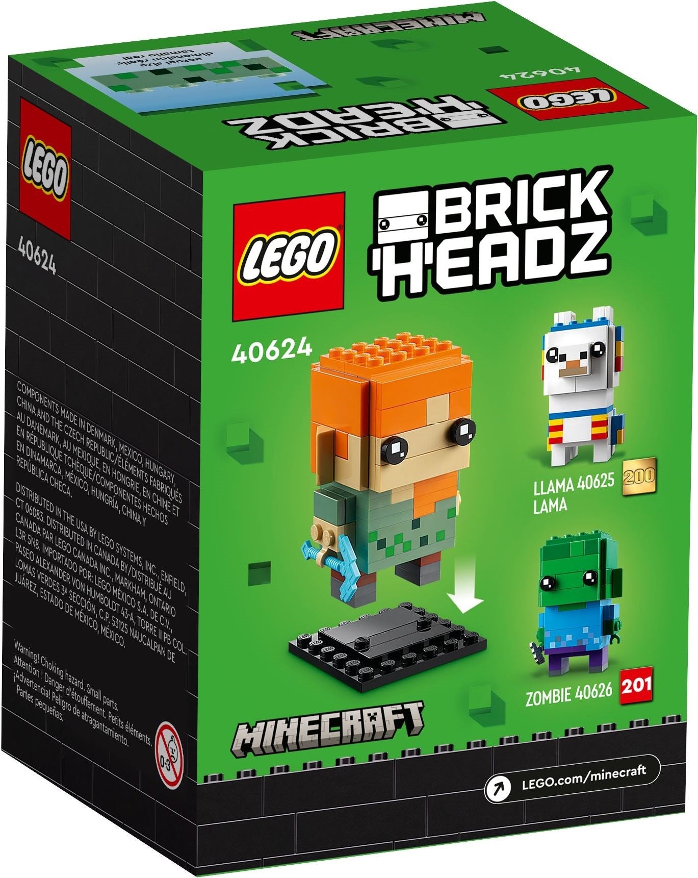 LEGO Brickheadz Minecraft Alex 40624