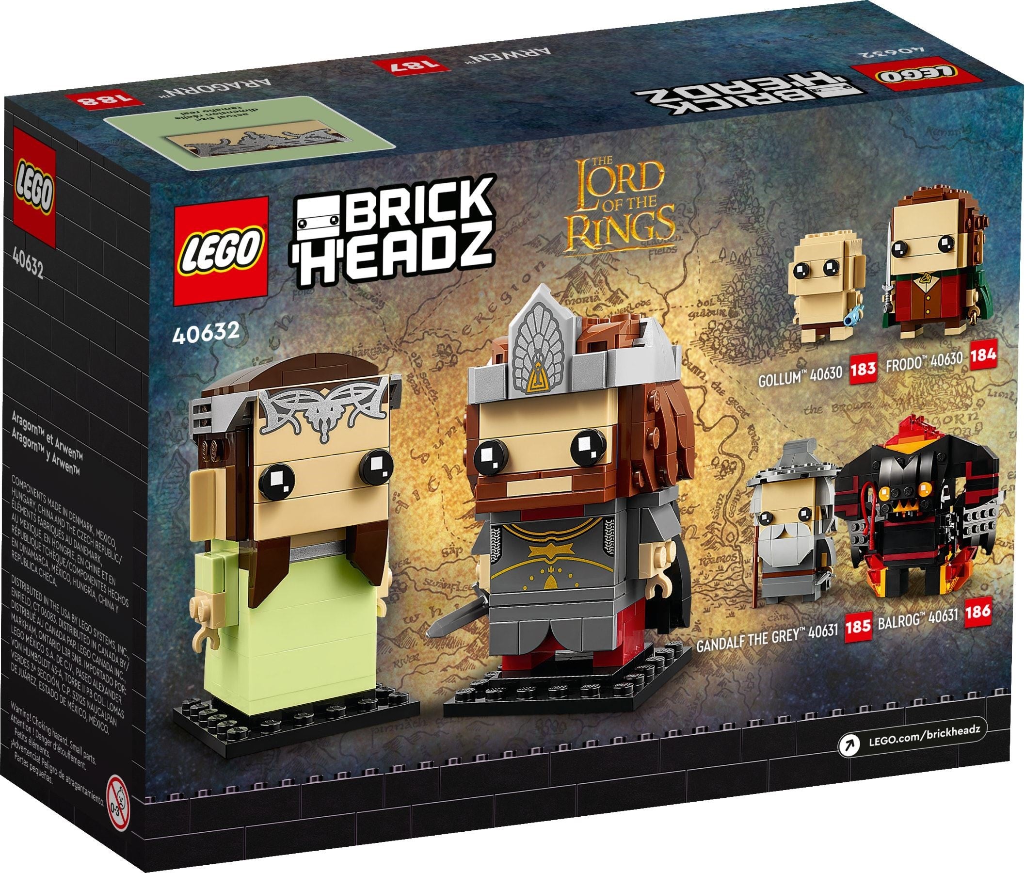 LEGO BrickHeadz Aragorn und Arwen 40632
