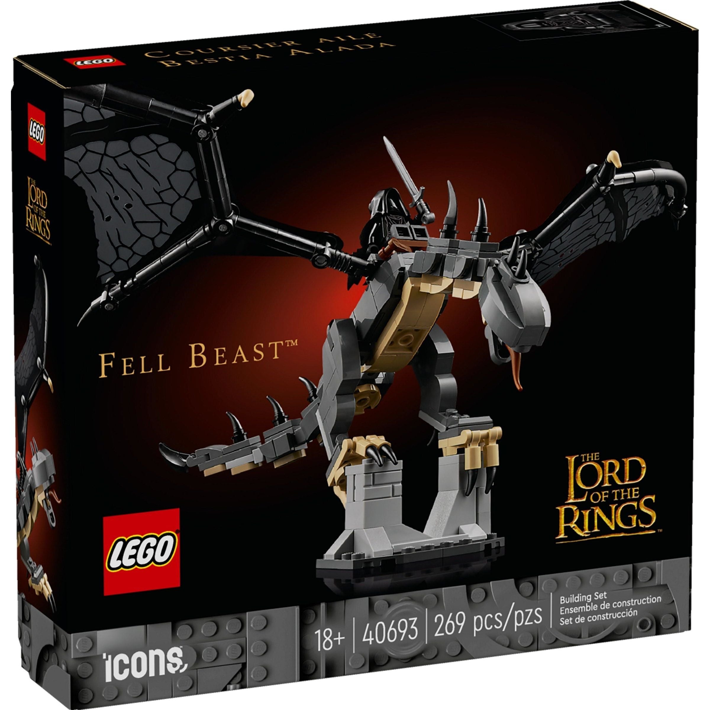 LEGO Icons Herr der Ringe Fluguntier 40693