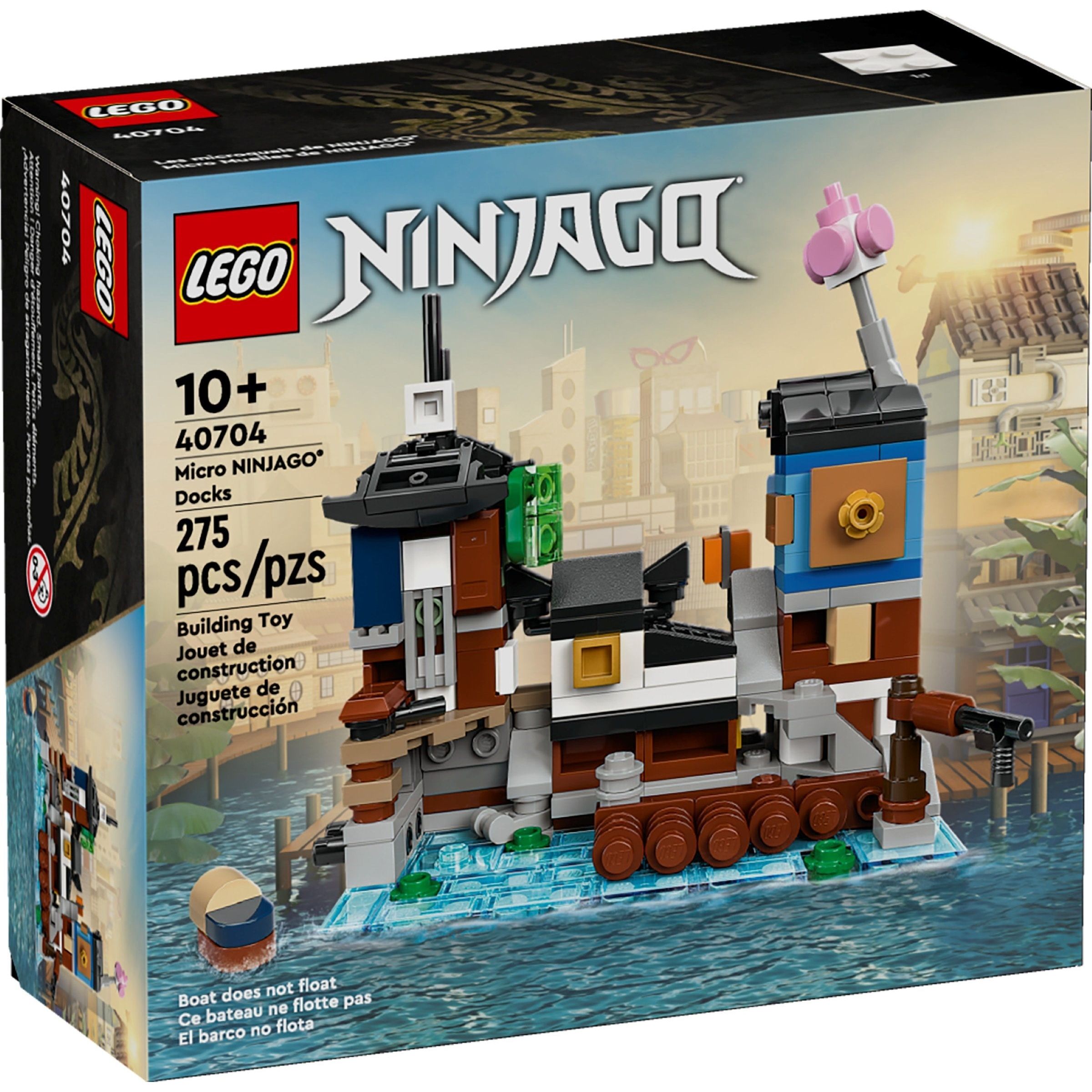 LEGO Ninjago Mikro-Modell des Ninjago Hafen 40704