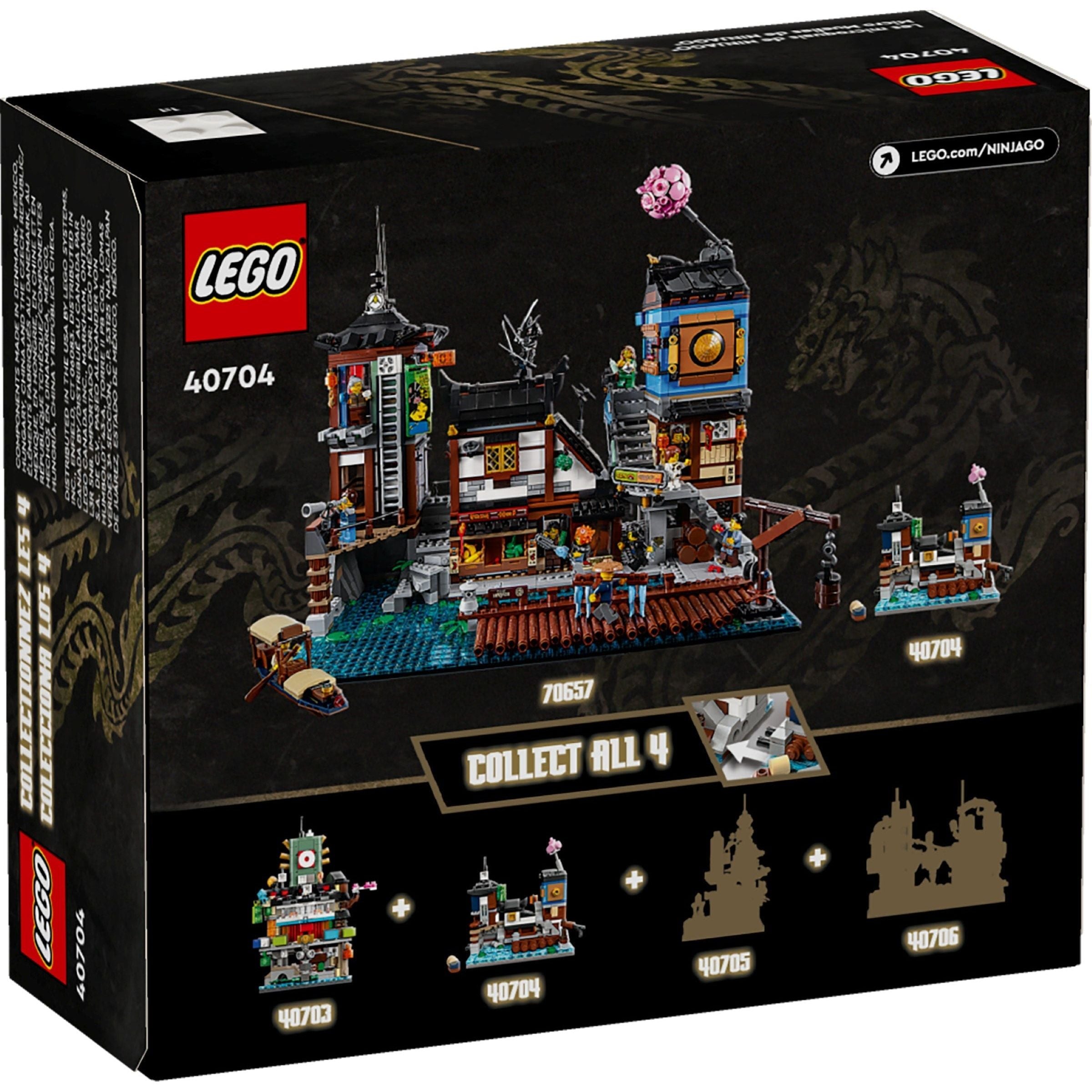 LEGO Ninjago Mikro-Modell des Ninjago Hafen 40704