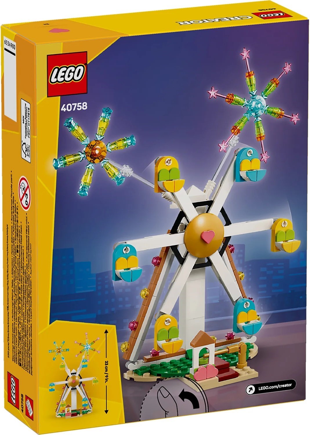 LEGO Creator Grosse Feier: Riesenrad mit Feuerwerk 40758