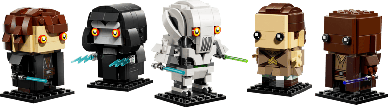 LEGO BrickHeadz Helden und Bösewichte aus Die Rache der Sith 40796