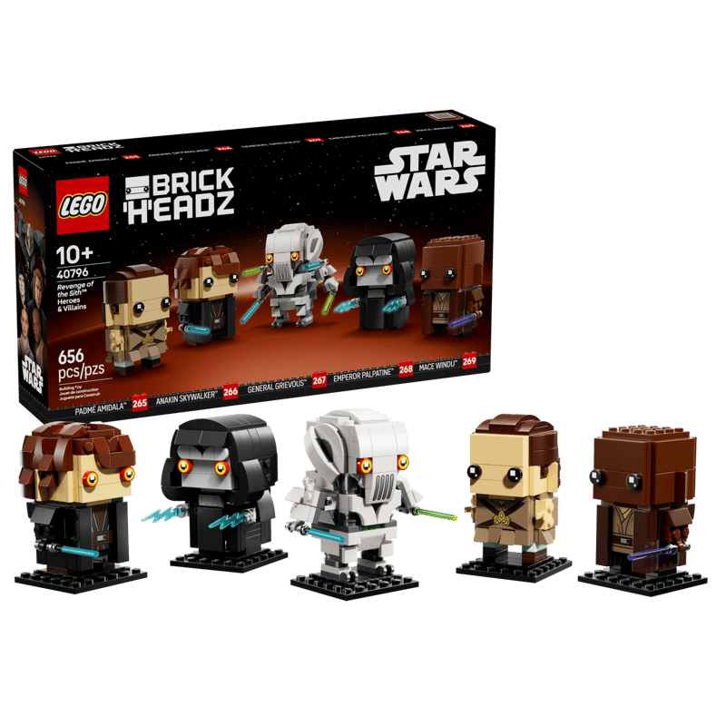 LEGO BrickHeadz Helden und Bösewichte aus Die Rache der Sith 40796