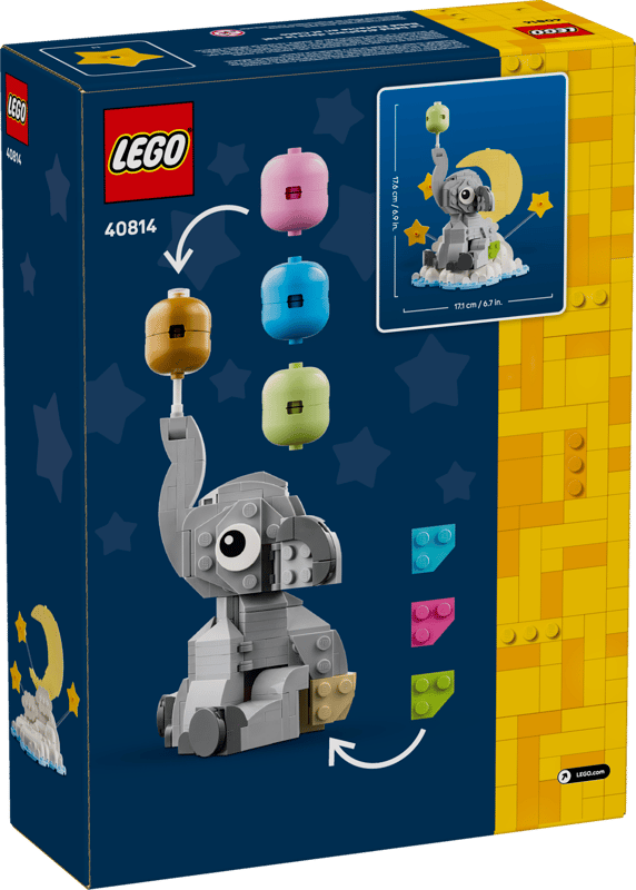 LEGO Iconic Schwebender Baby-Elefant 40814