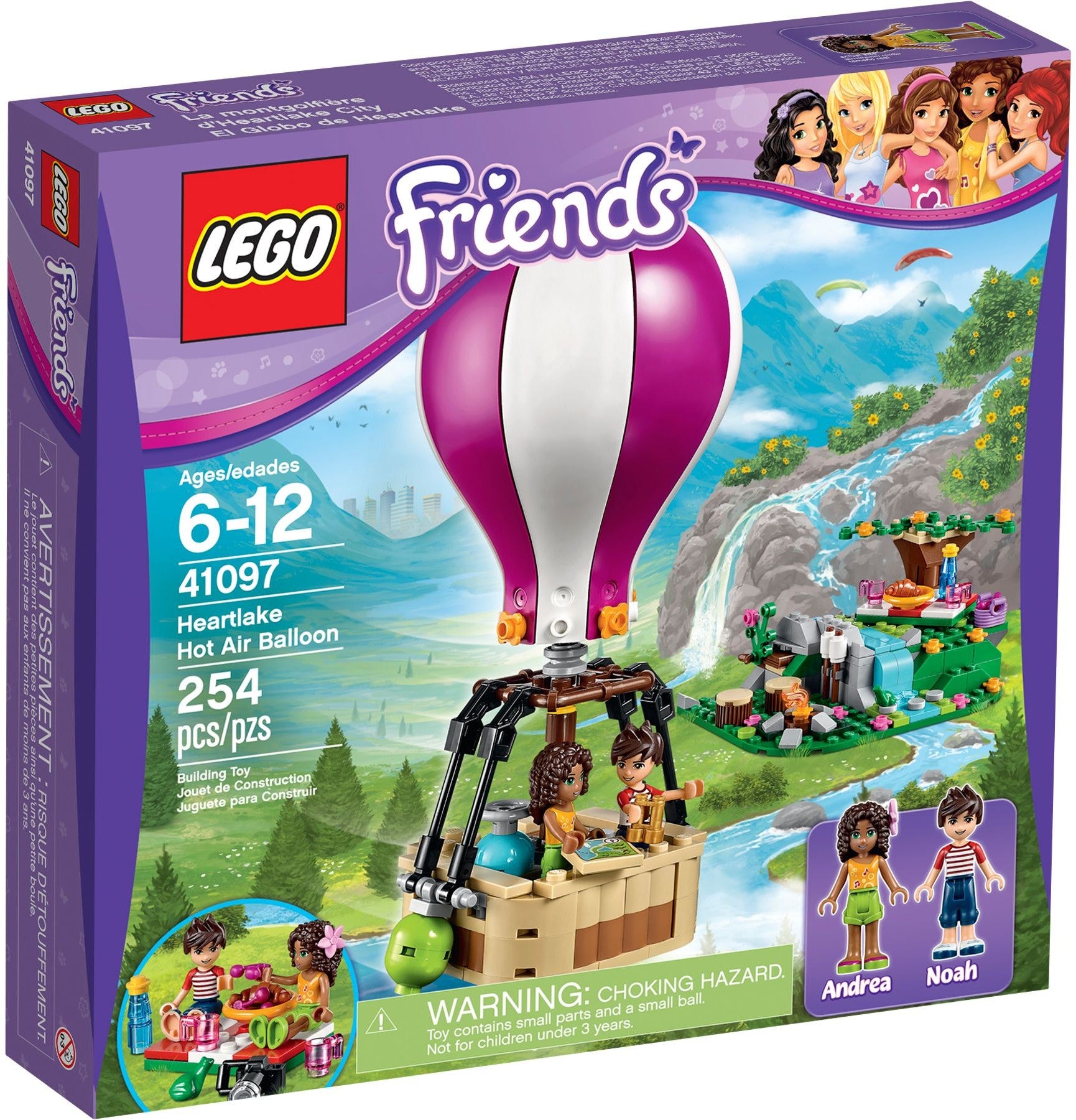 LEGO Friends Heartlake Heissluftballon 41097