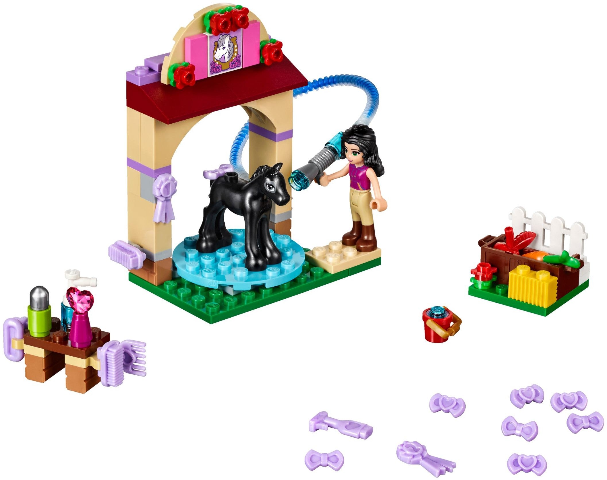 LEGO Friends Waschhäuschen für Emmas Fohlen 41123
