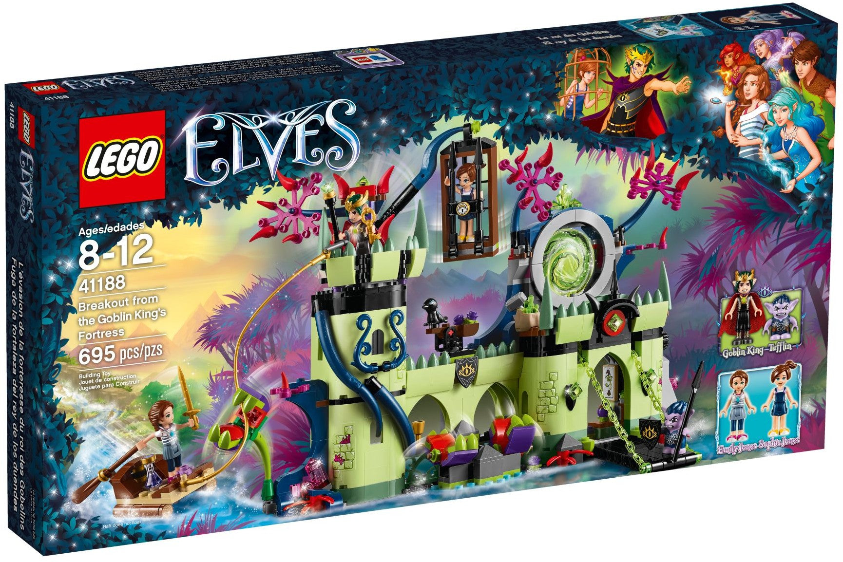 LEGO Elves Breakout from the Goblin King's Fortress 41188