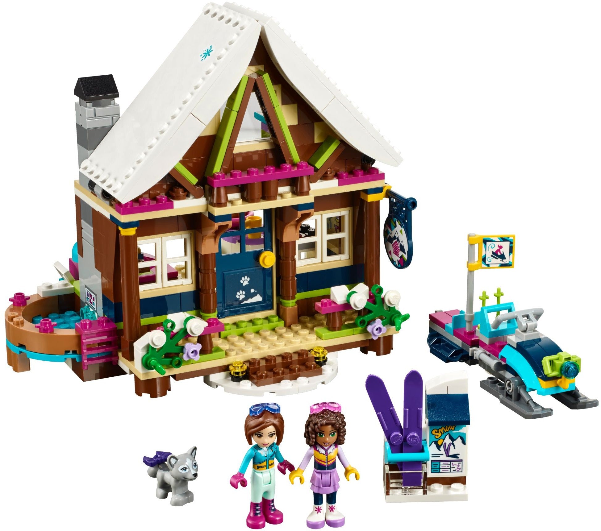 LEGO Friends Chalet im Wintersportort 41323