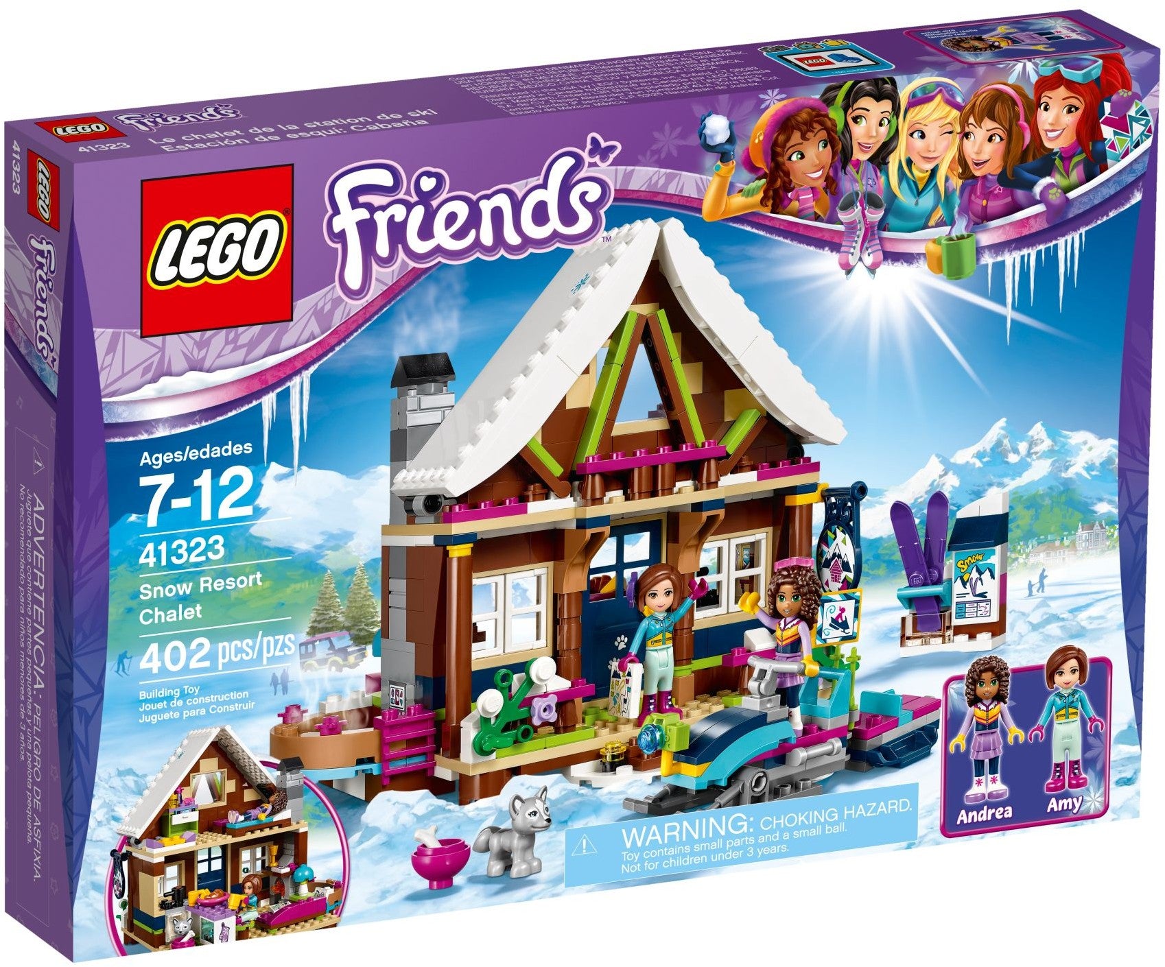 LEGO Friends Chalet im Wintersportort 41323