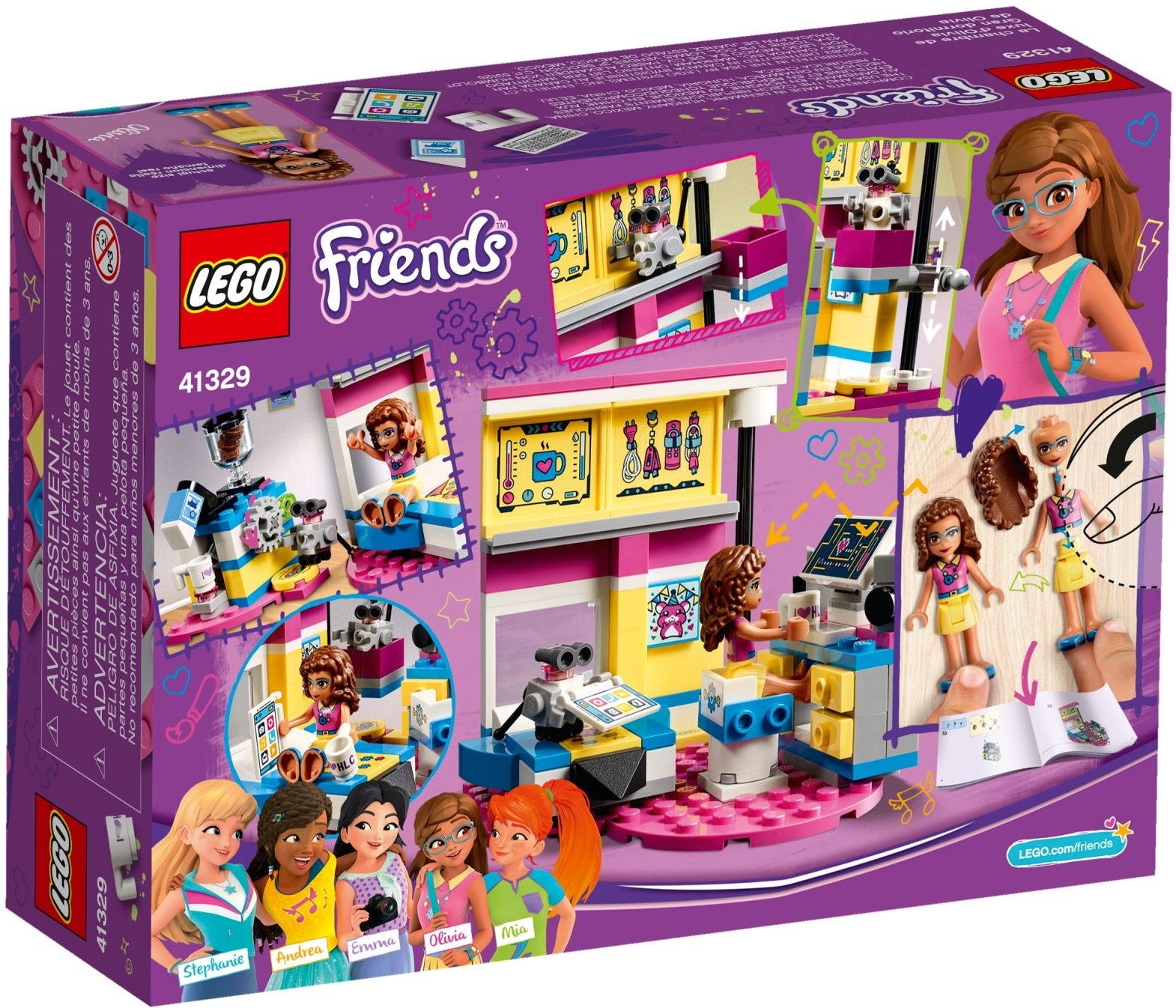 LEGO Friends Olivias grosses Zimmer 41329