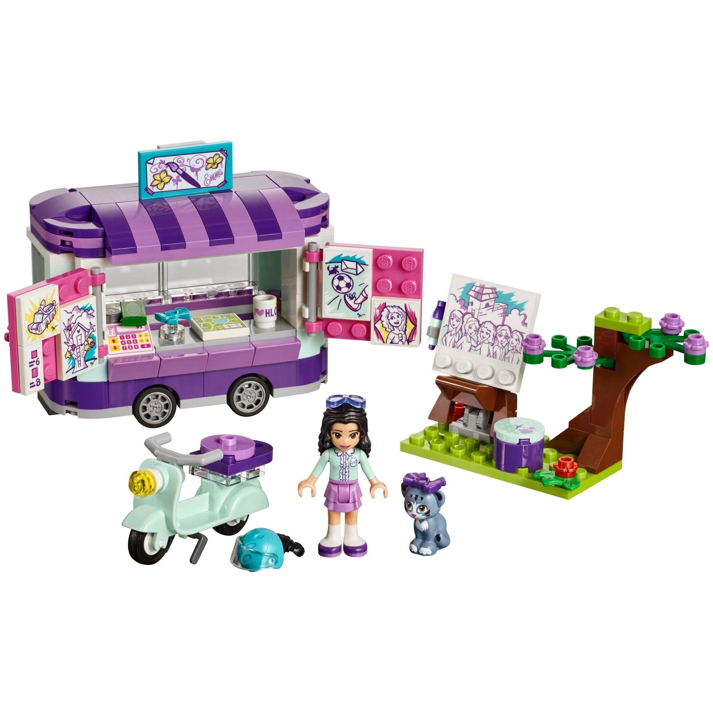 LEGO Friends Emmas rollender Kunstkiosk 41332