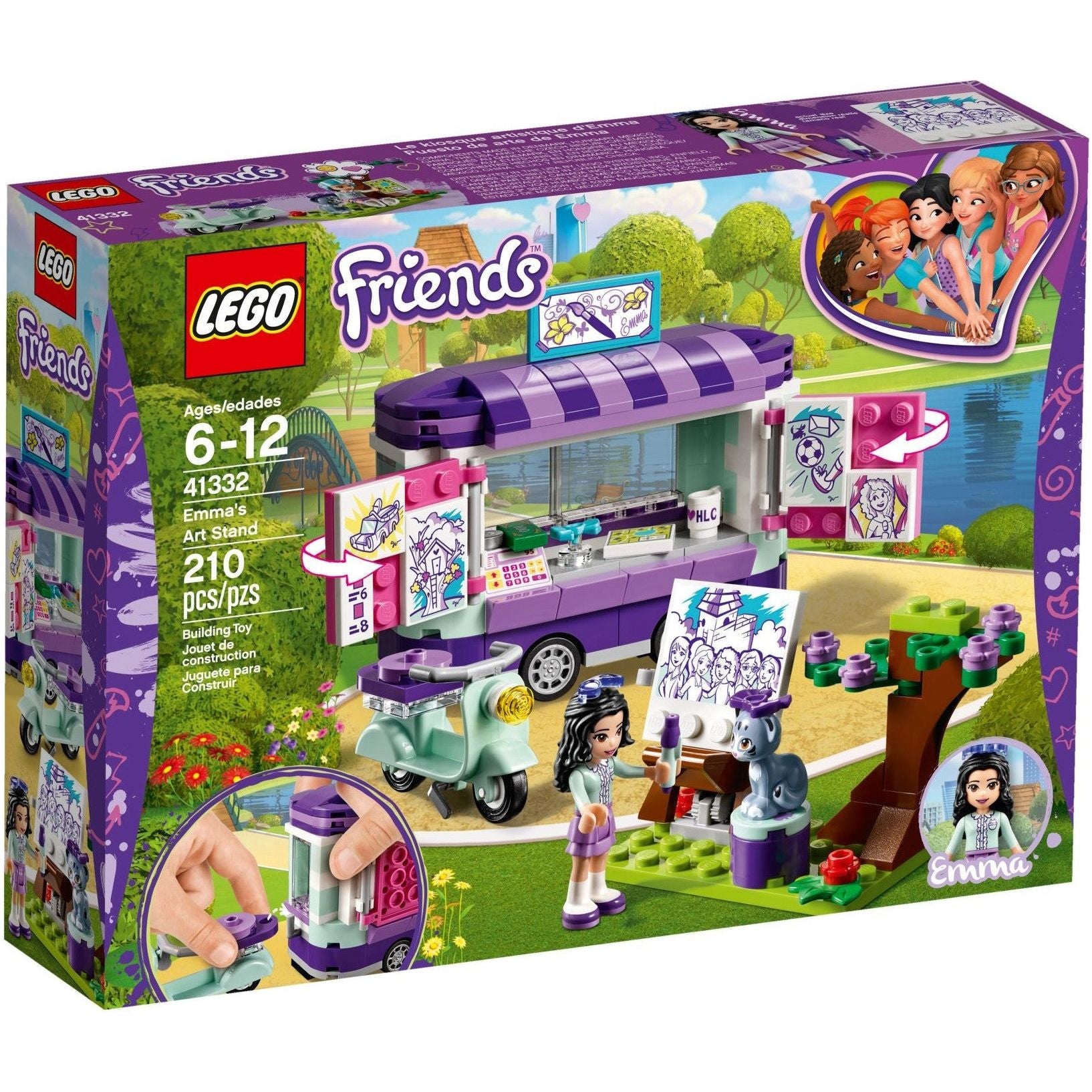 LEGO Friends Emmas rollender Kunstkiosk 41332