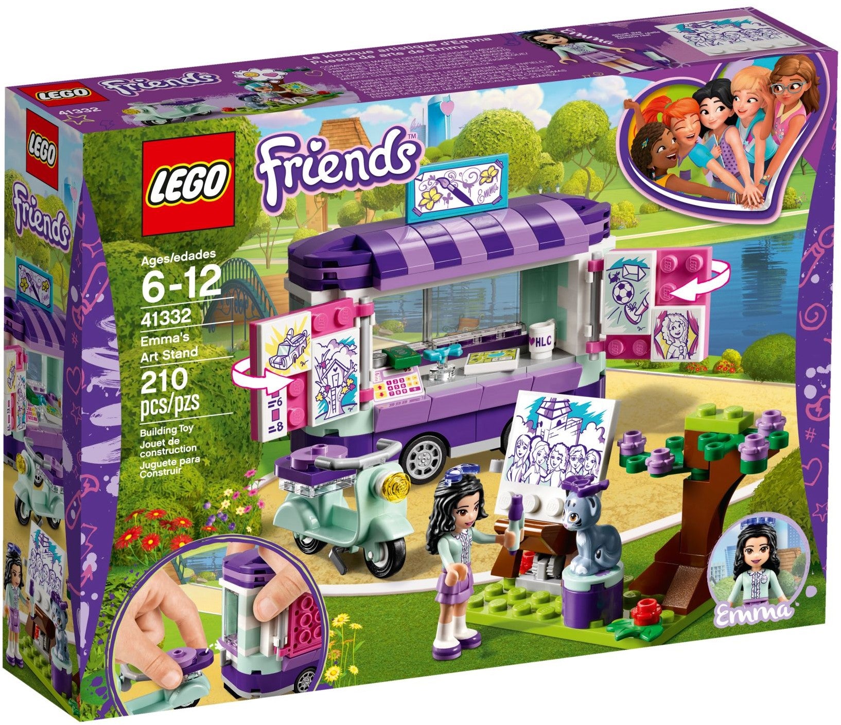 LEGO Friends Emmas rollender Kunstkiosk 41332
