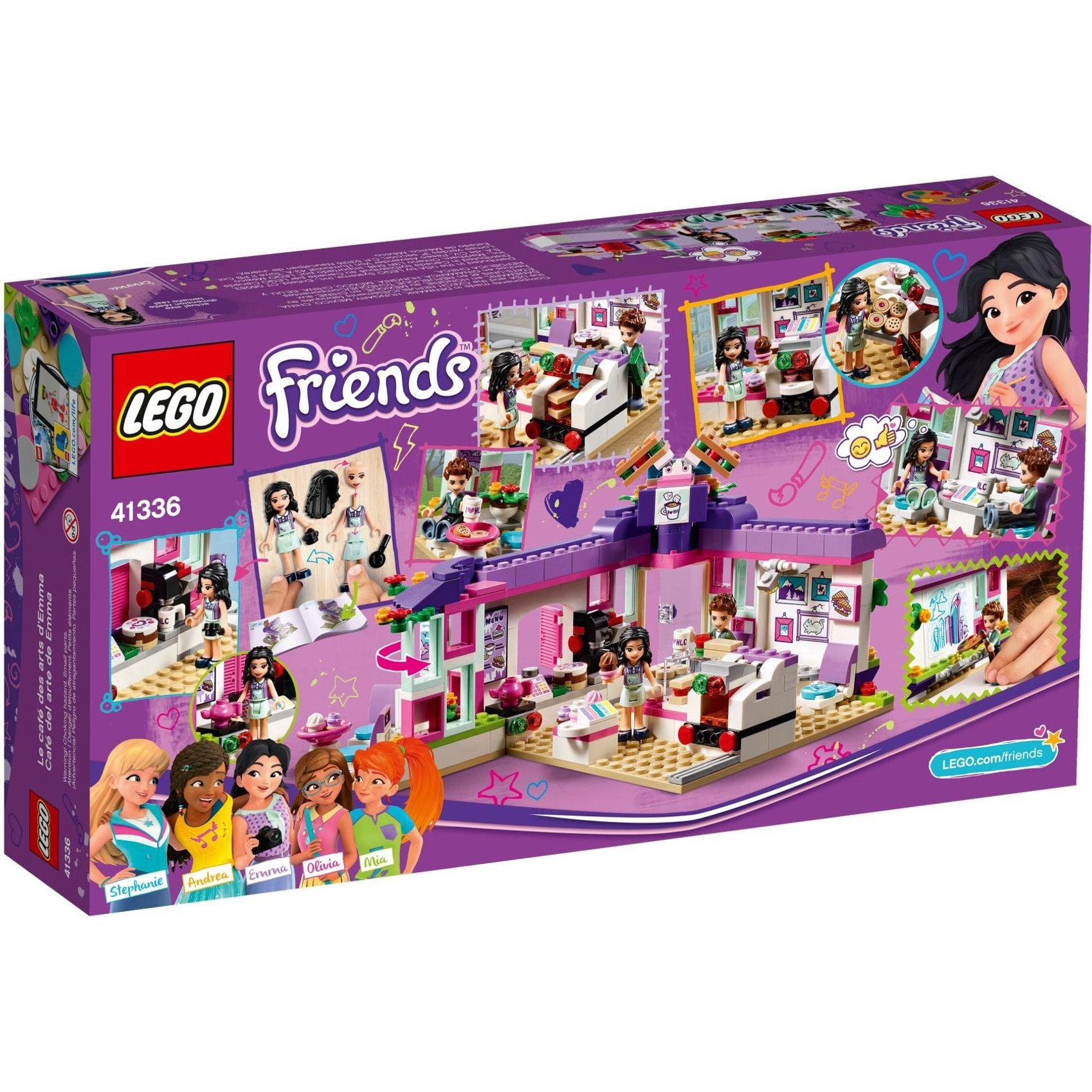 LEGO Friends Emmas Künstlercafé 41336