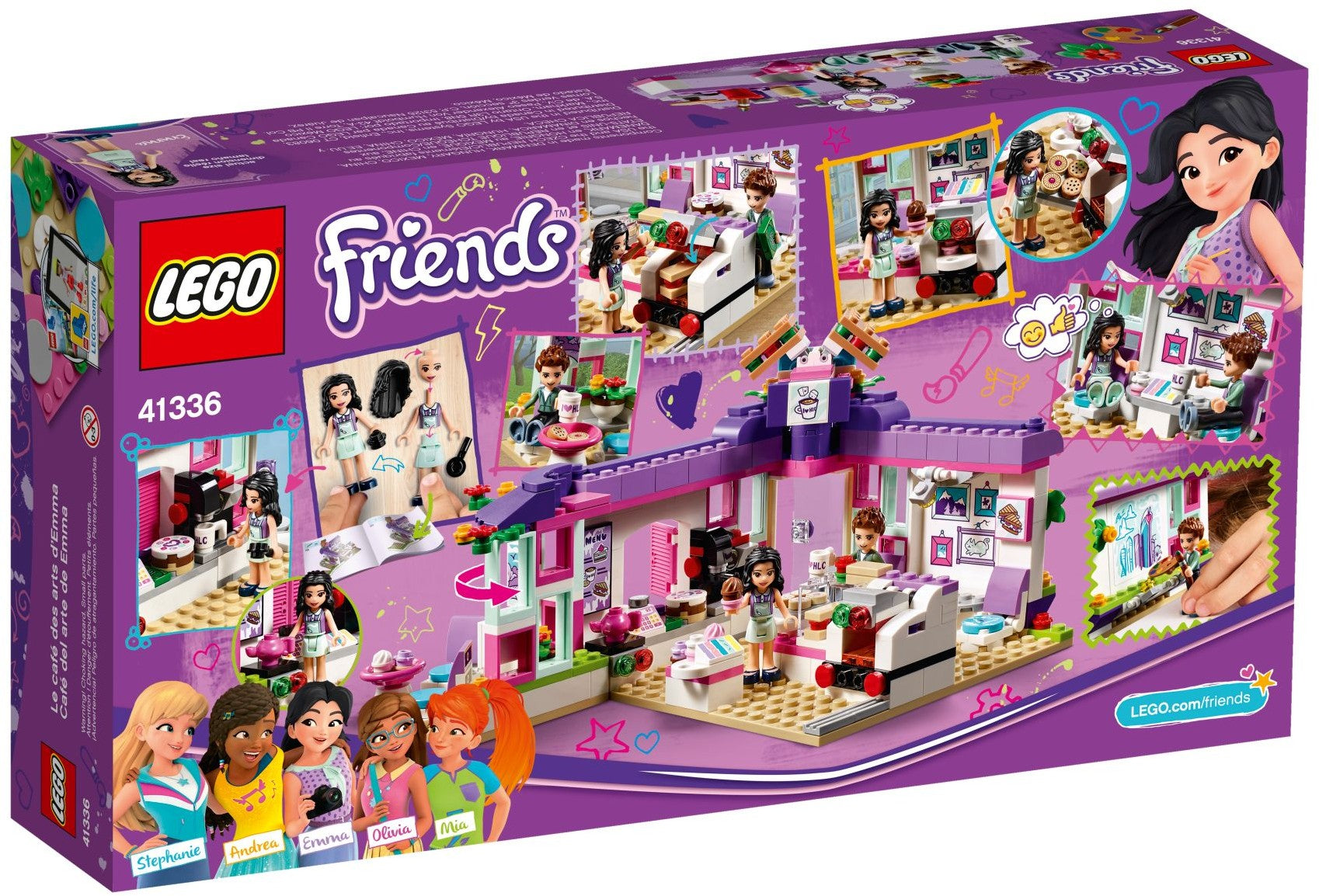 LEGO Friends Emmas Künstlercafé 41336