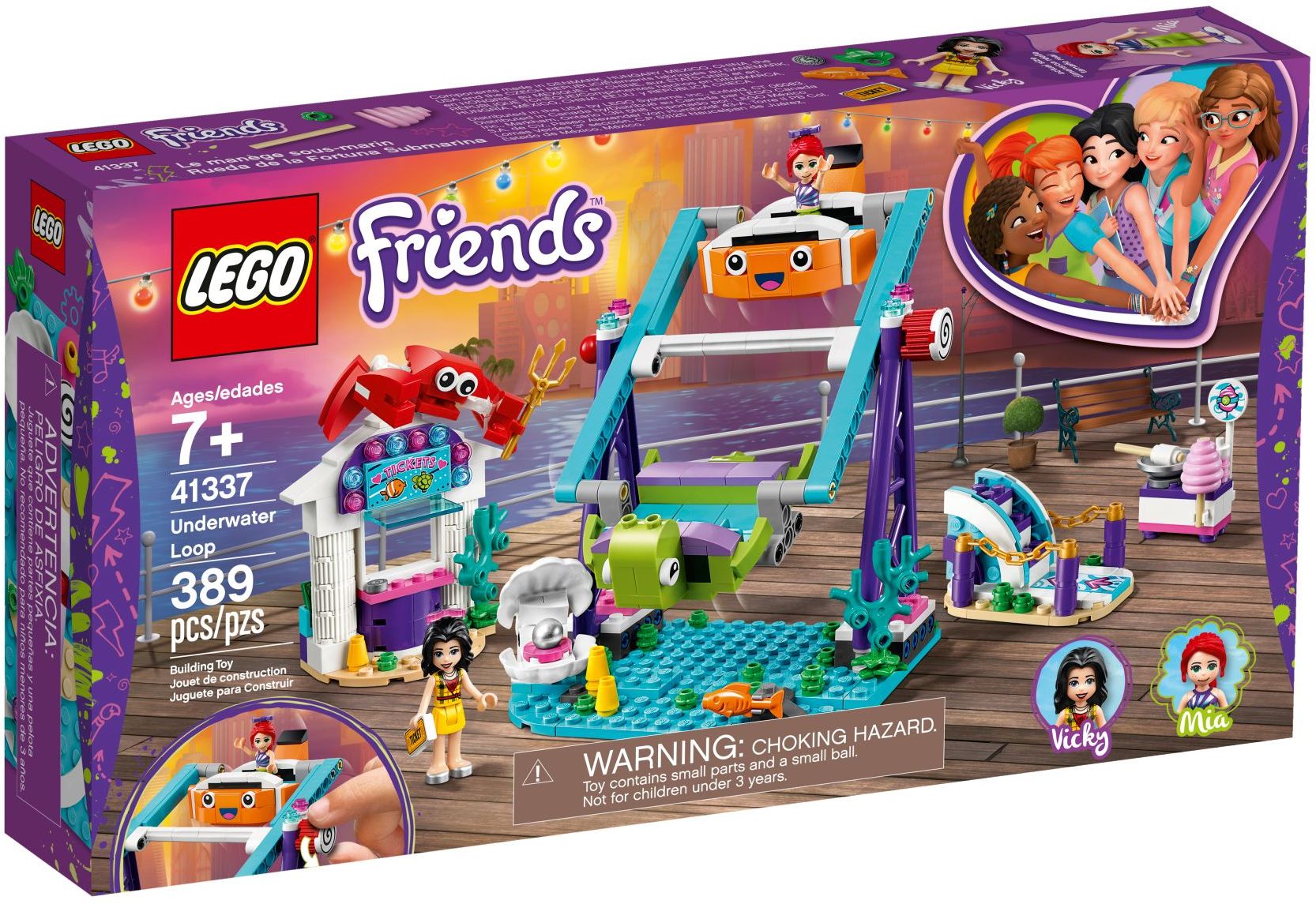 LEGO Friends Schaukel mit Looping im Vergnügungspark 41337