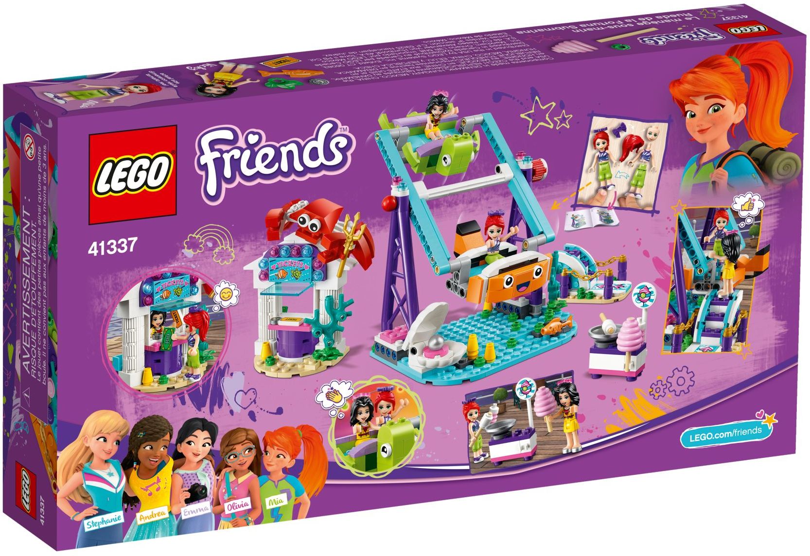 LEGO Friends Schaukel mit Looping im Vergnügungspark 41337
