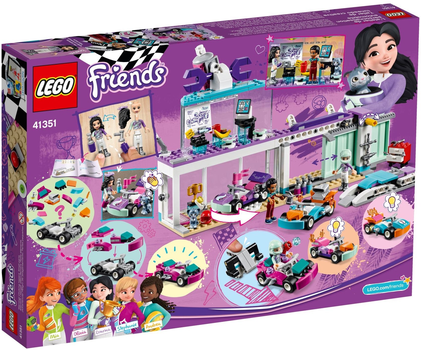 LEGO Friends Tuning Werkstatt 41351
