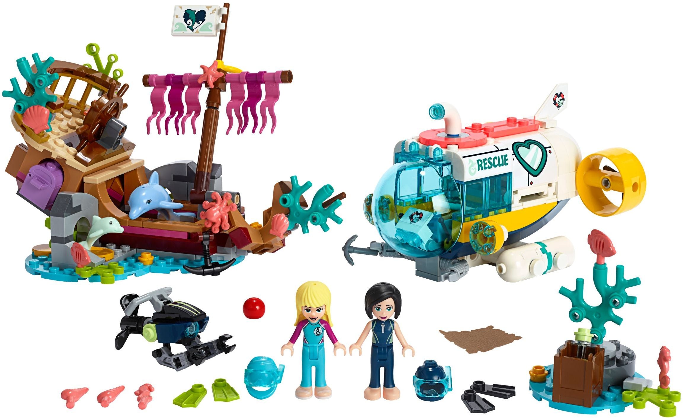 LEGO Friends Rettungs-U-Boot für Delfine 41378