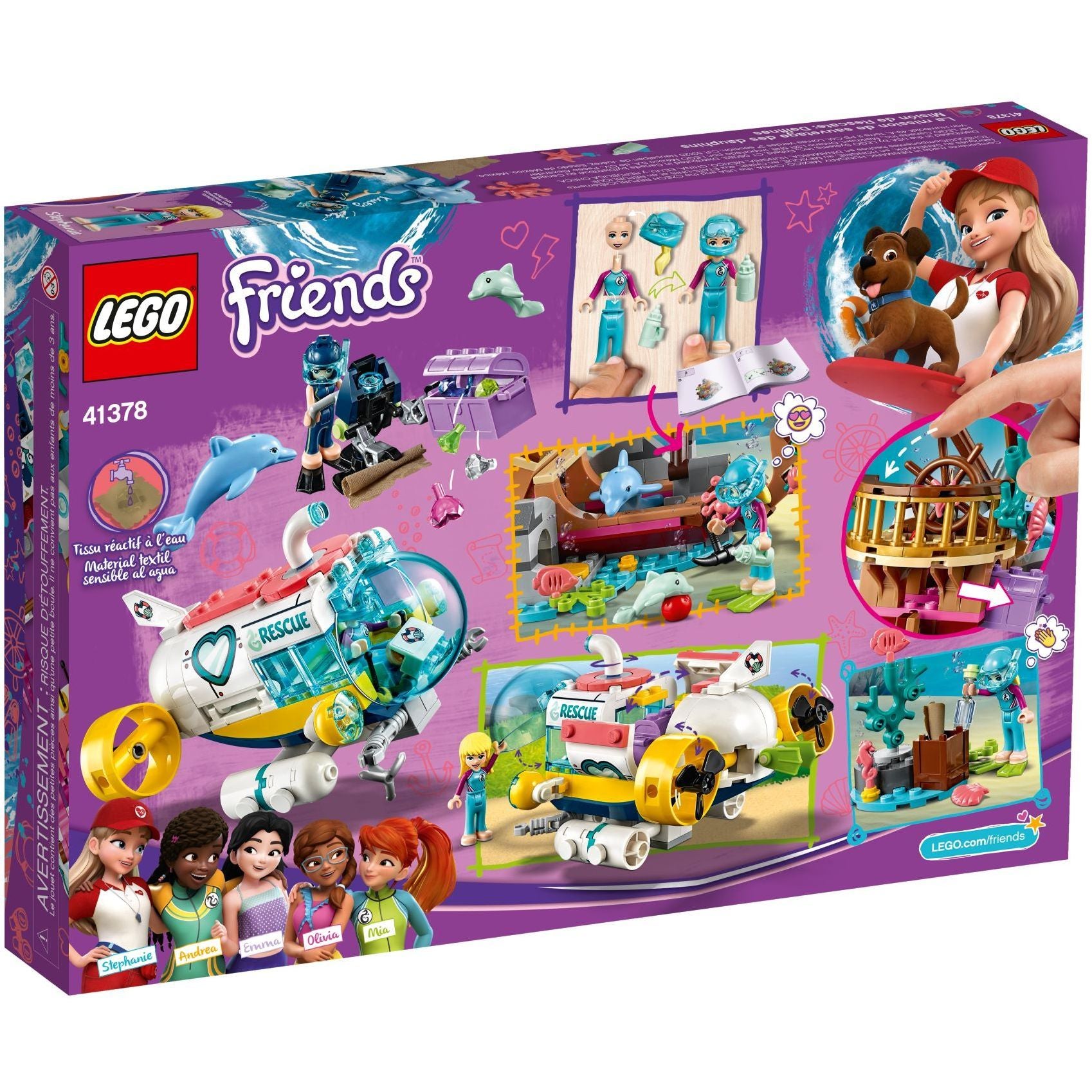 LEGO Friends Rettungs-U-Boot für Delfine 41378