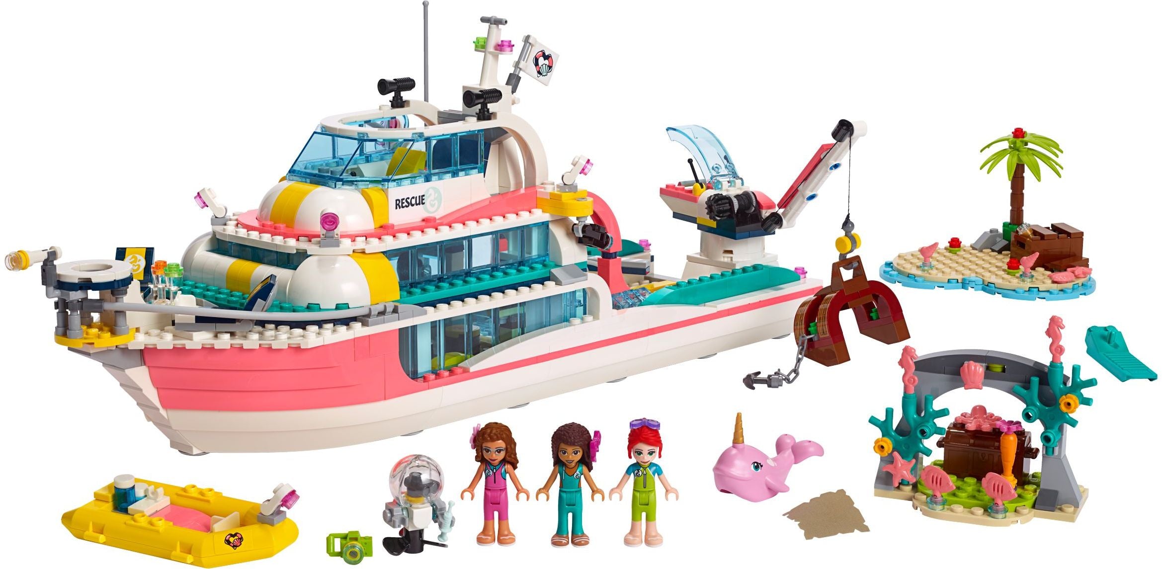 LEGO Friends Boot für Rettungsaktion 41381
