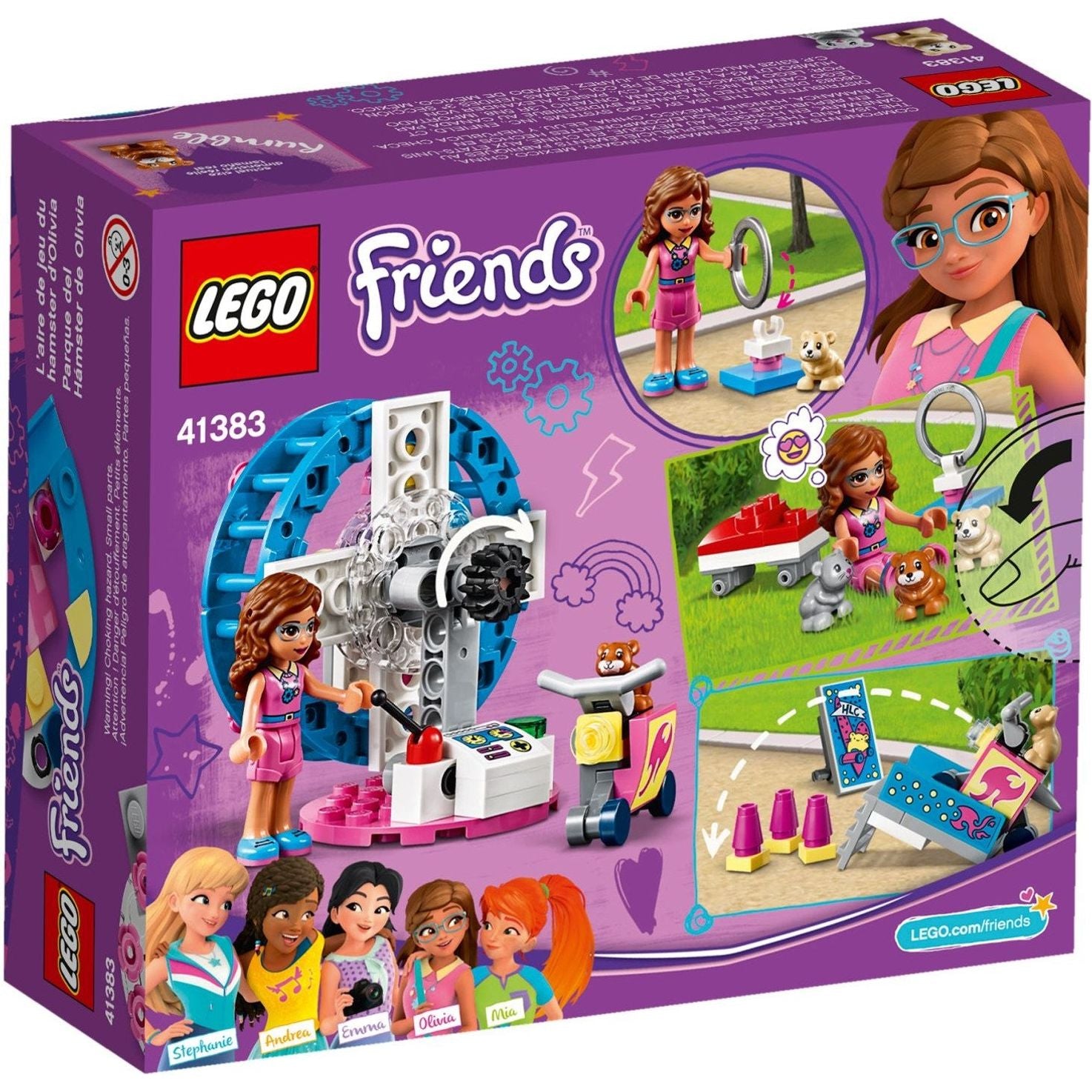 LEGO Friends Olivias Hamster-Spielplatz 41383