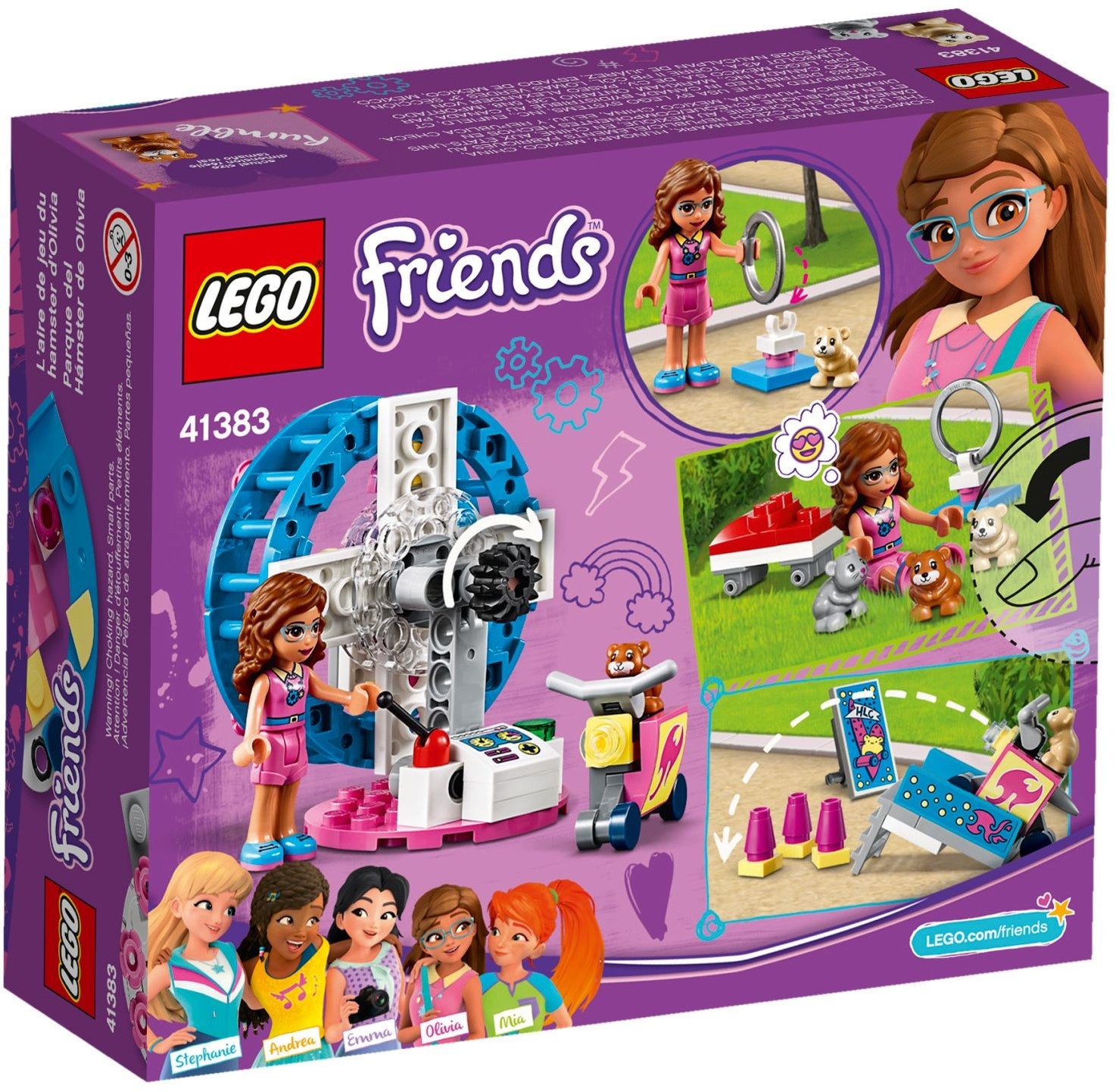 LEGO Friends Olivias Hamster-Spielplatz 41383
