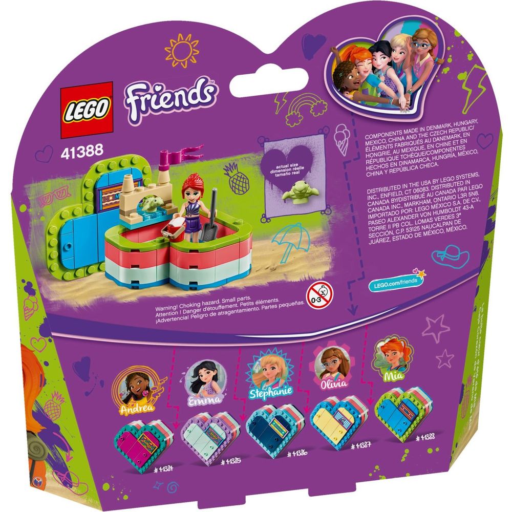 LEGO Friends Mia's Summer Heart Box 41388