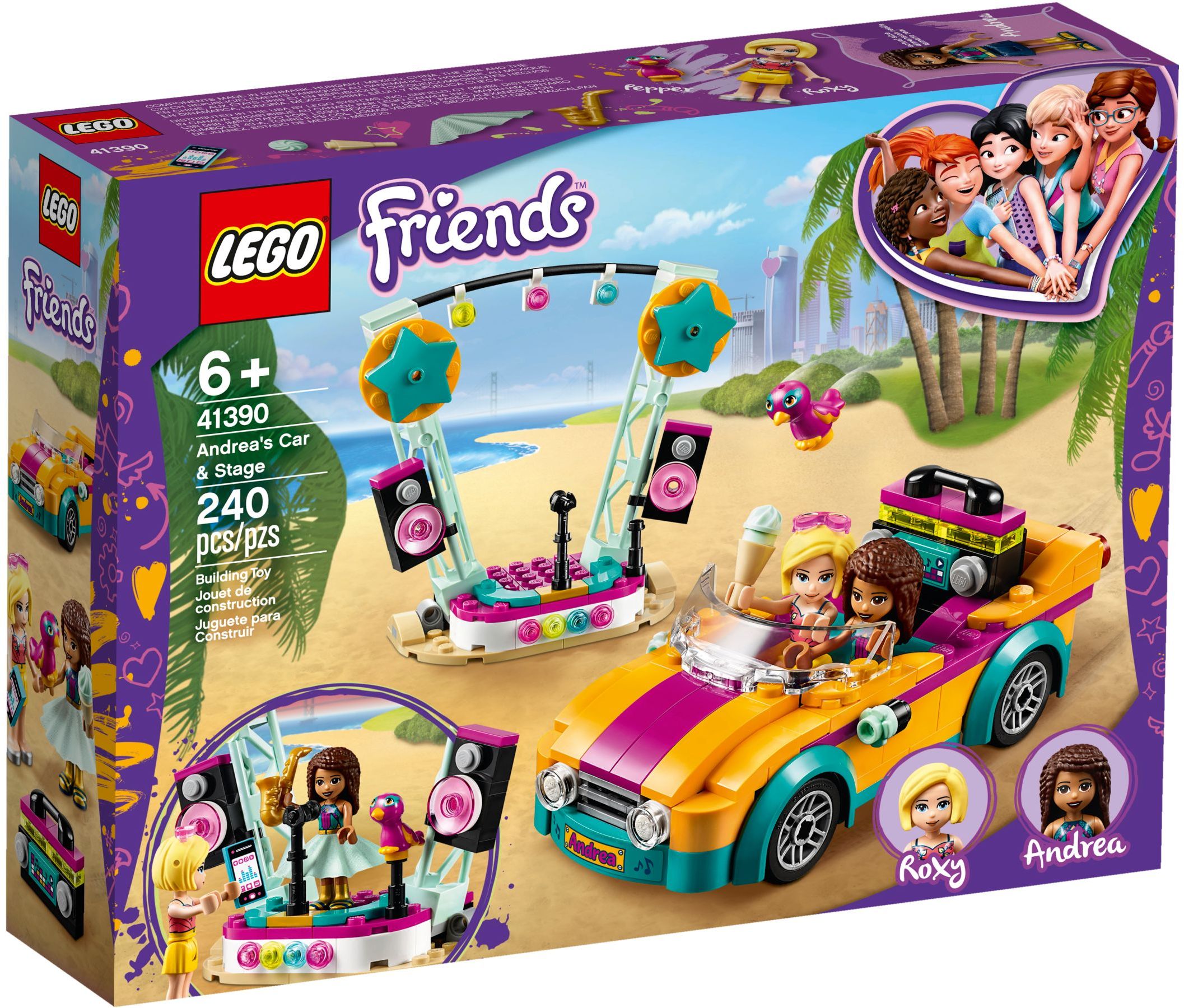 LEGO Friends Andreas Bühne und Auto 41390