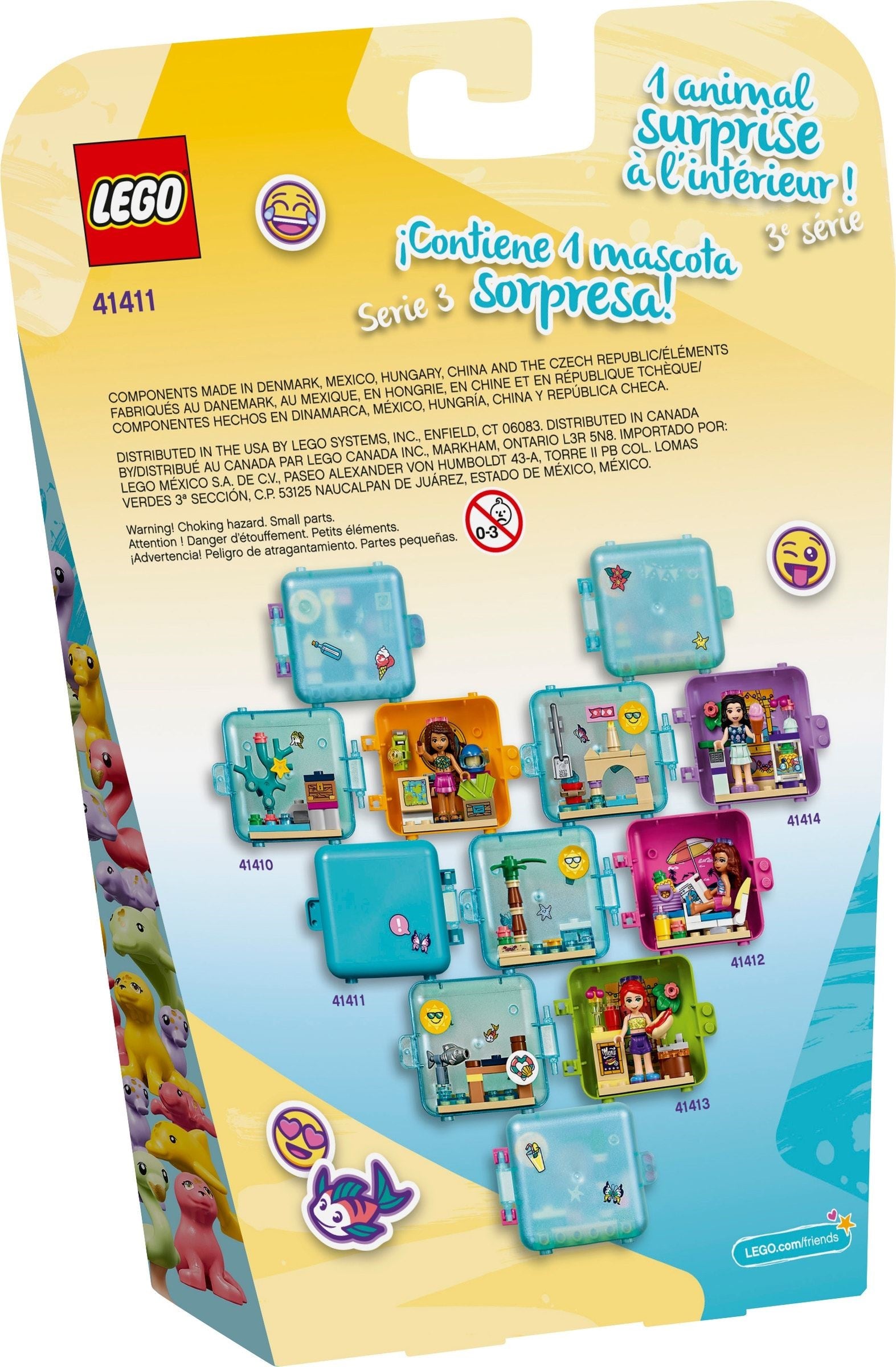 LEGO Friends Stephanies Sommer Würfel Party 41411