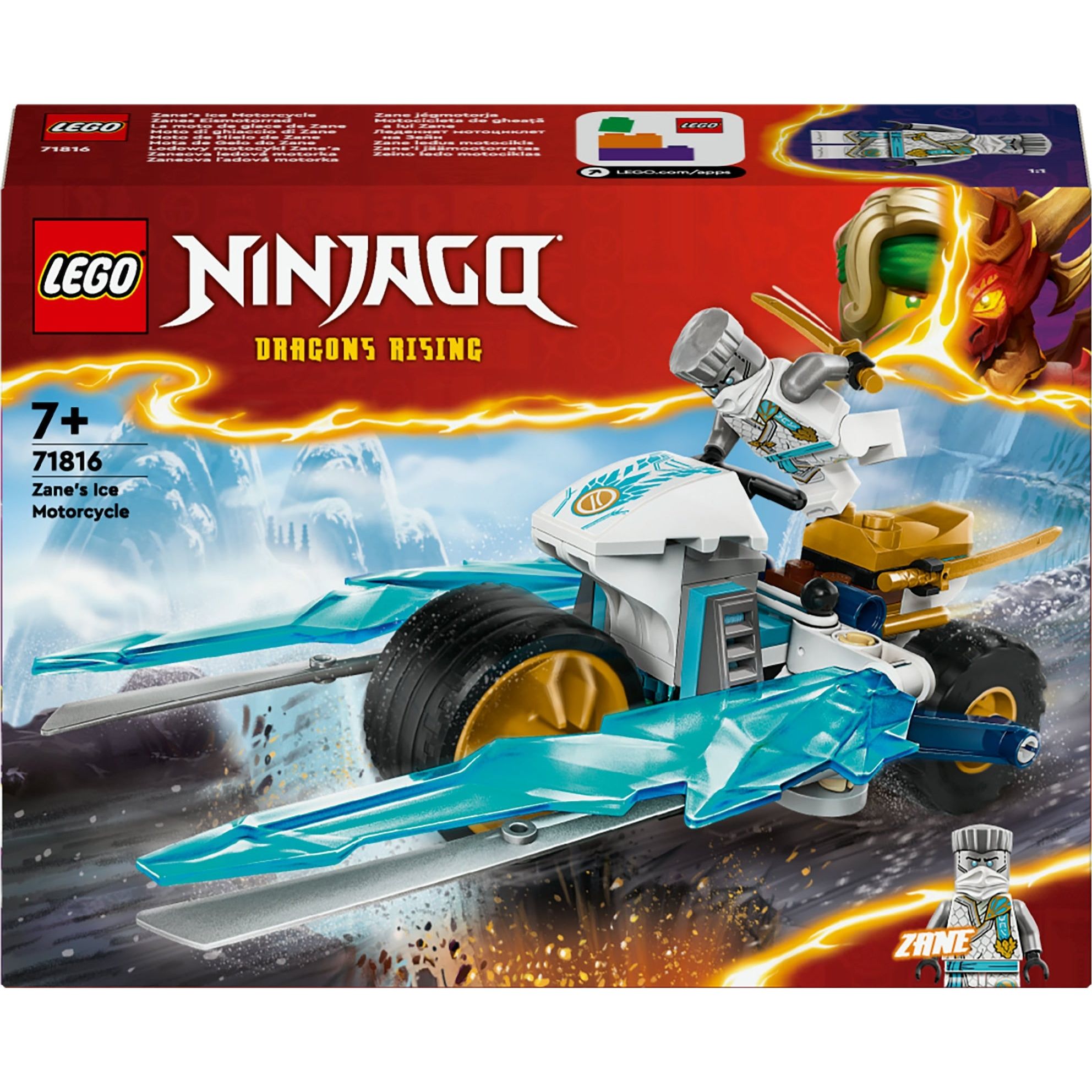 LEGO NINJAGO Zanes Eismotorrad 71816